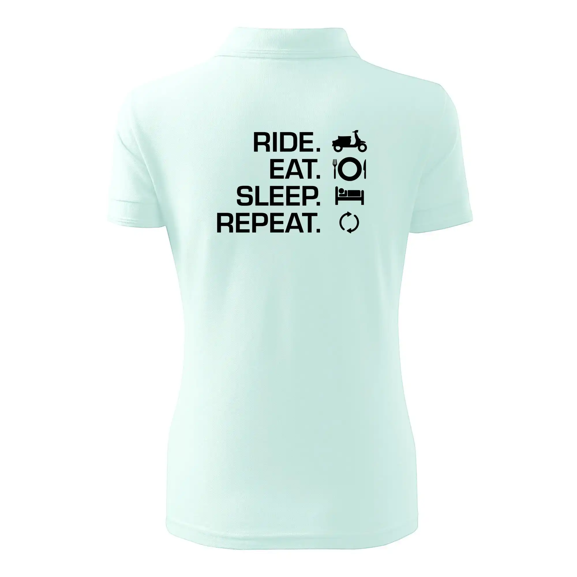 Ride Eat Sleep Repeat moto skútr