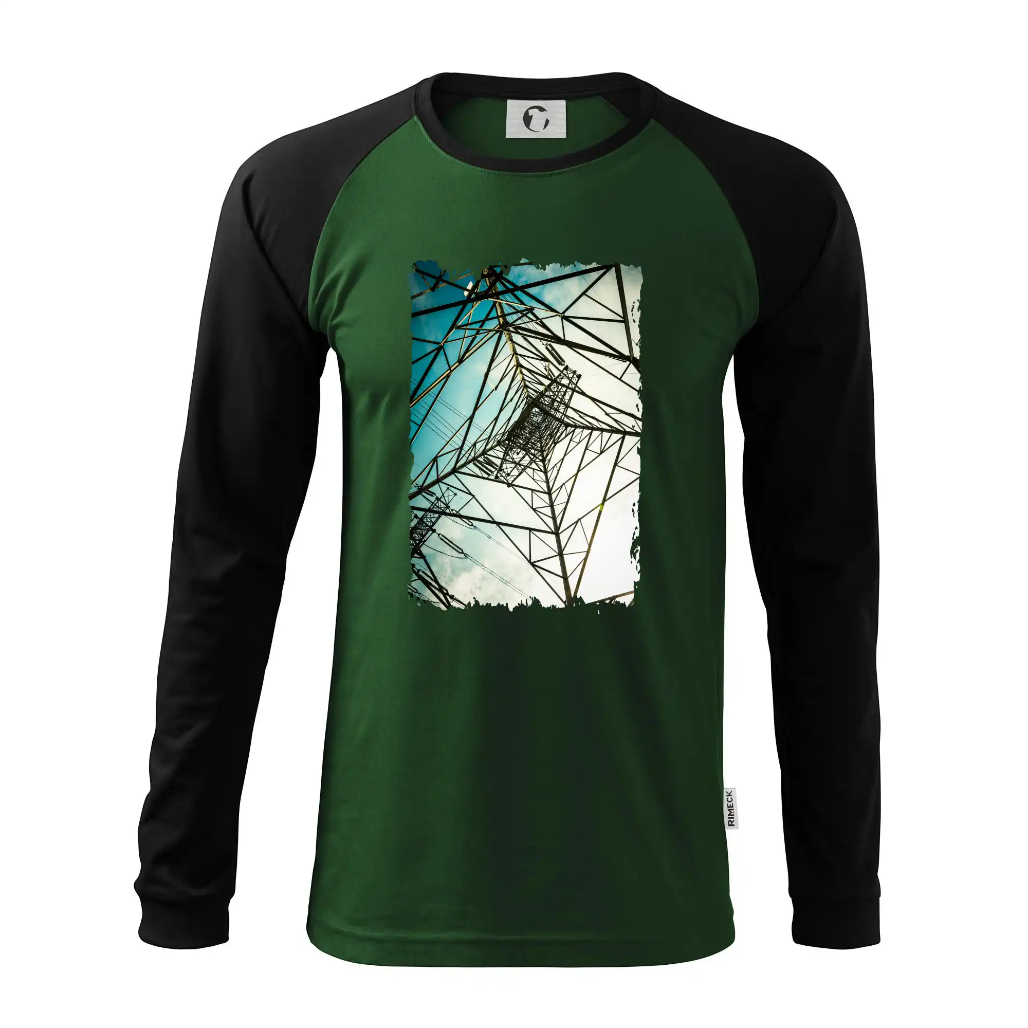 Barevné nebe - stožáry vysokého napětí