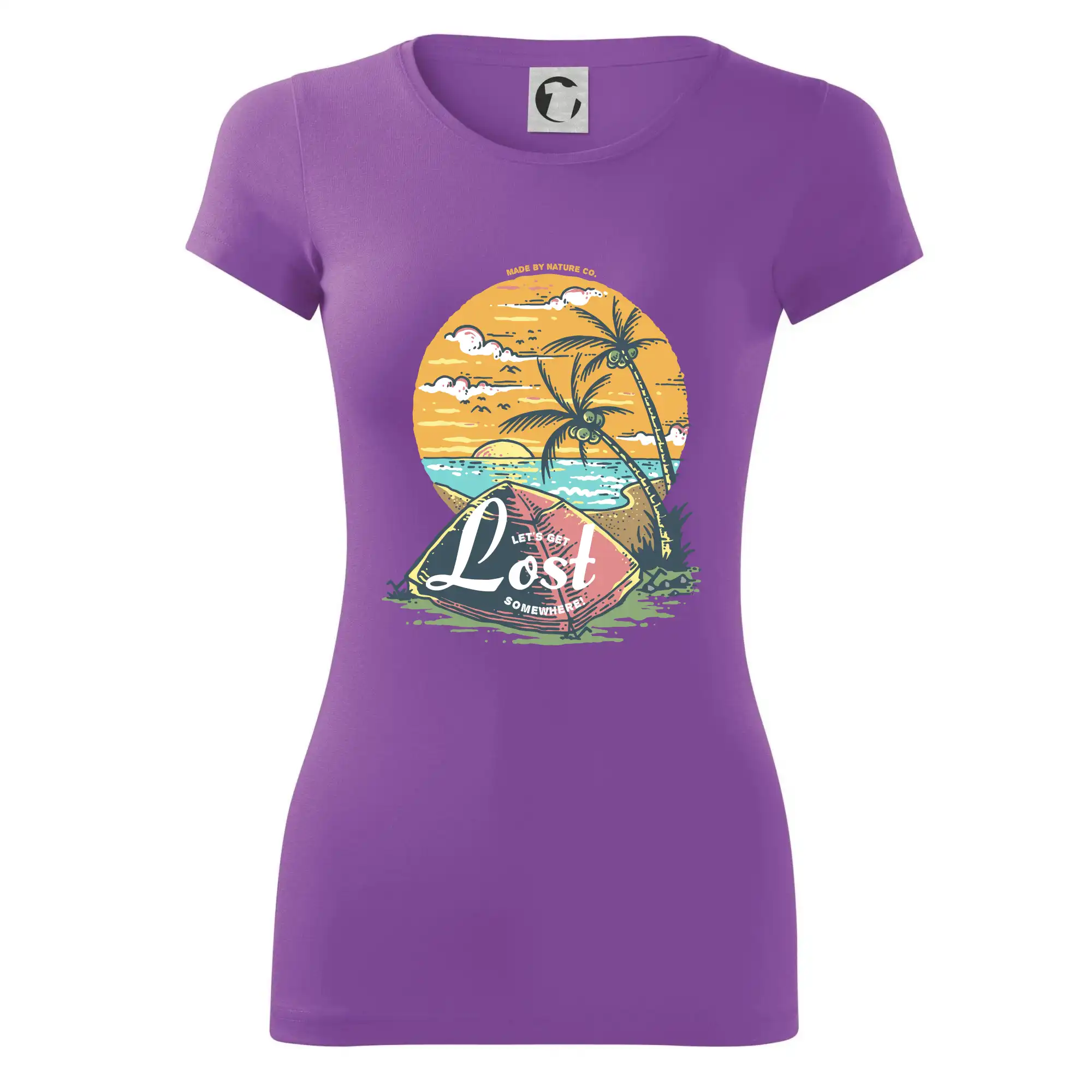 Beach camping get lost somewhere