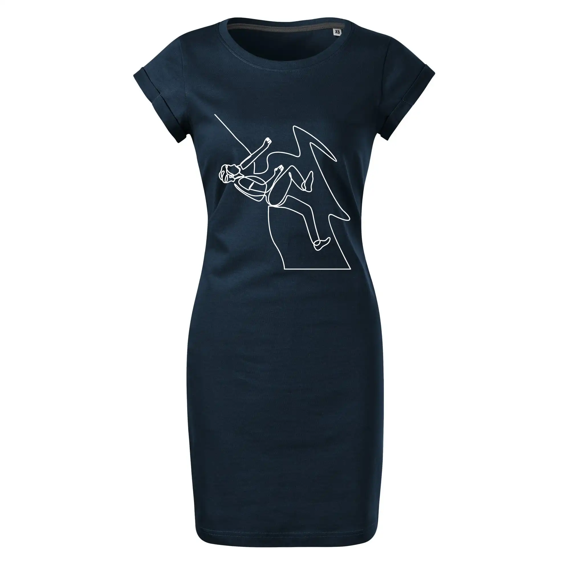 Lezec na skále jedním tahem