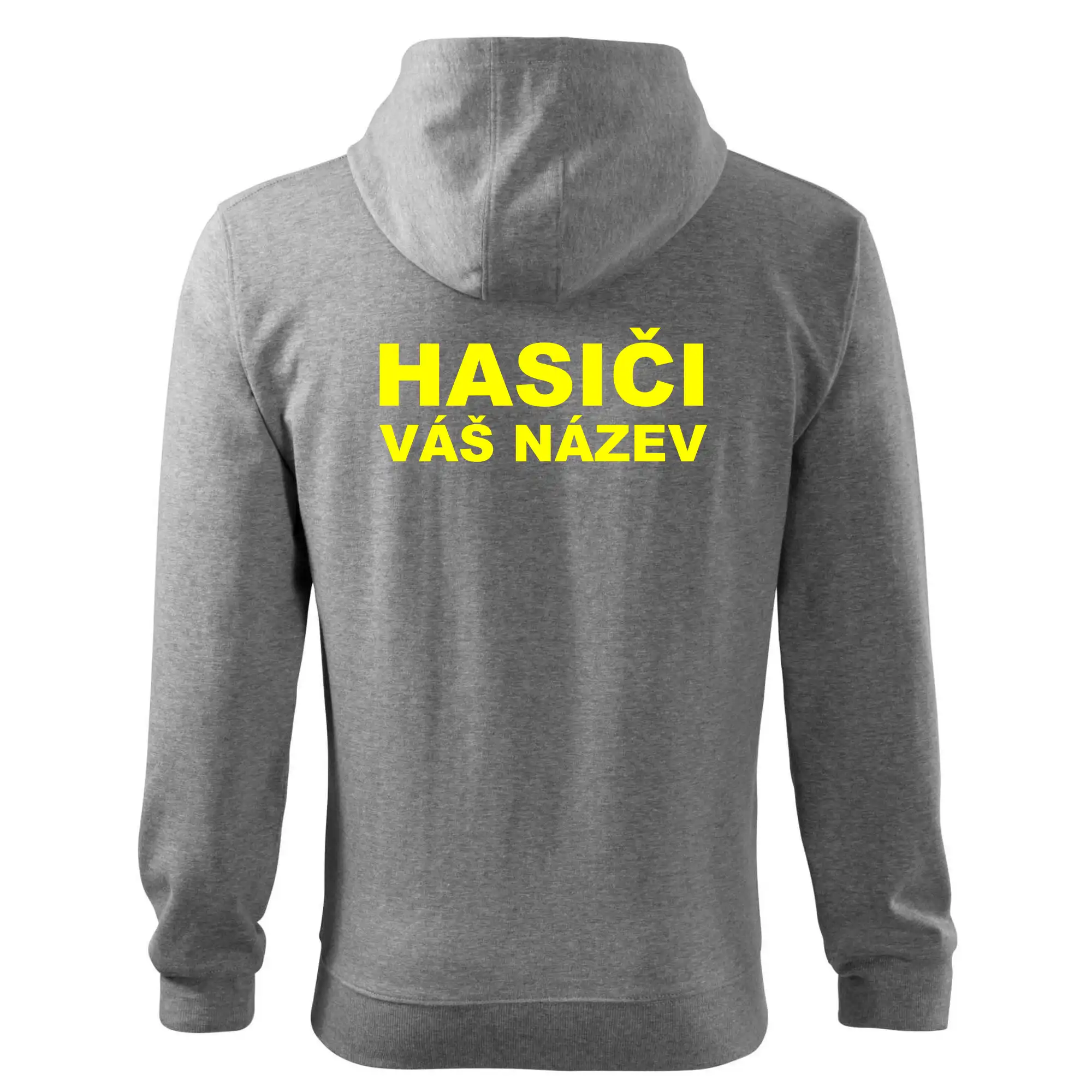 Hasiči - žlutý nápis - váš název sboru