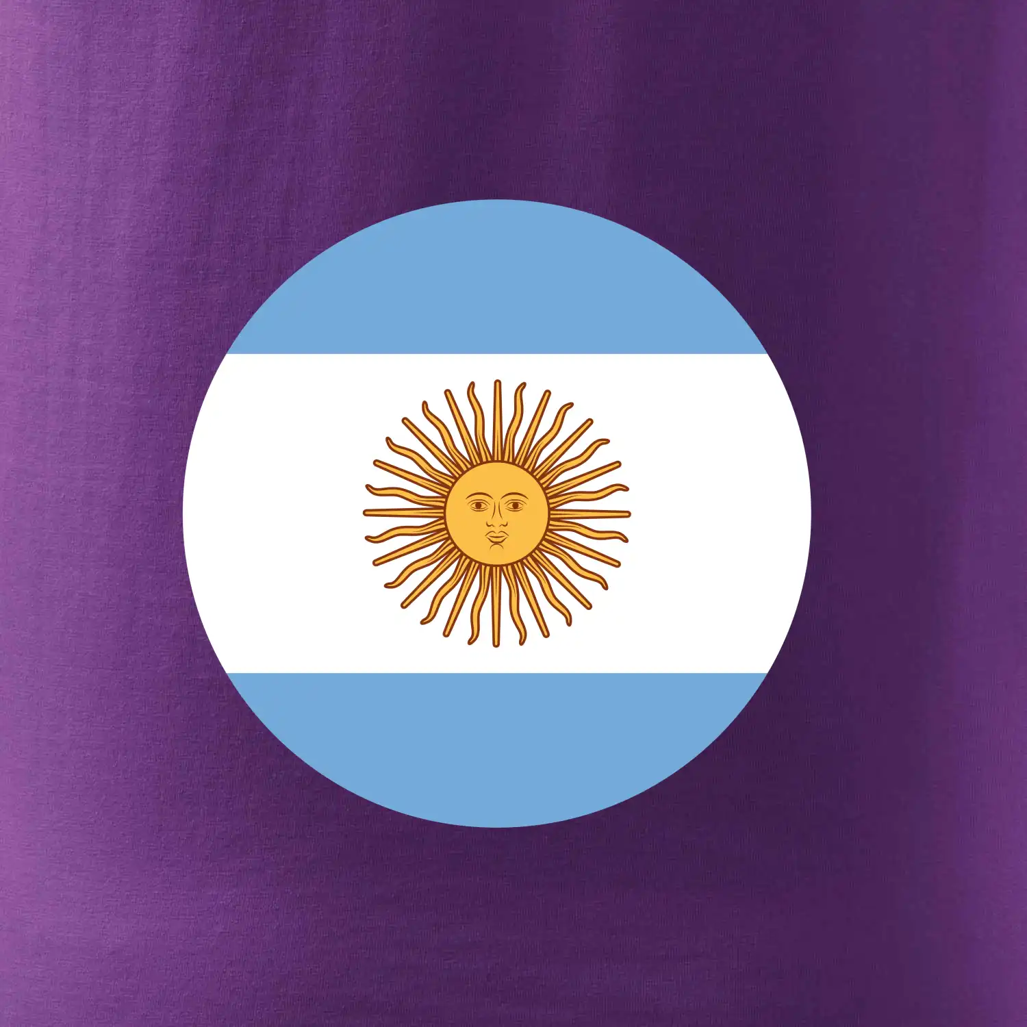 Argentina vlajka kulatá