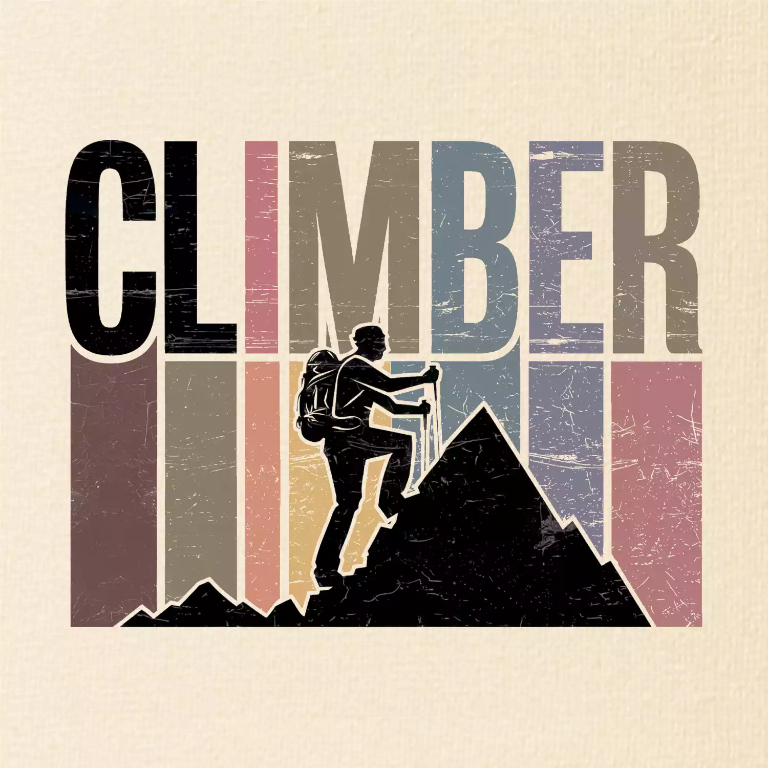 Climber - pruhy barevné