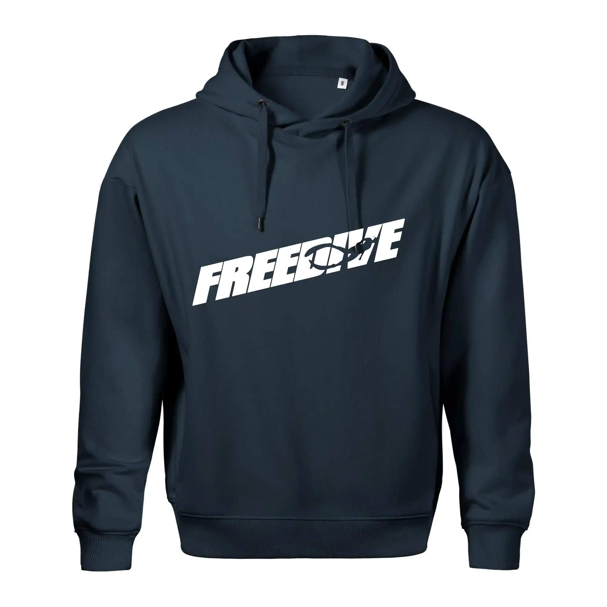 Freedive - nápis s potápěčem