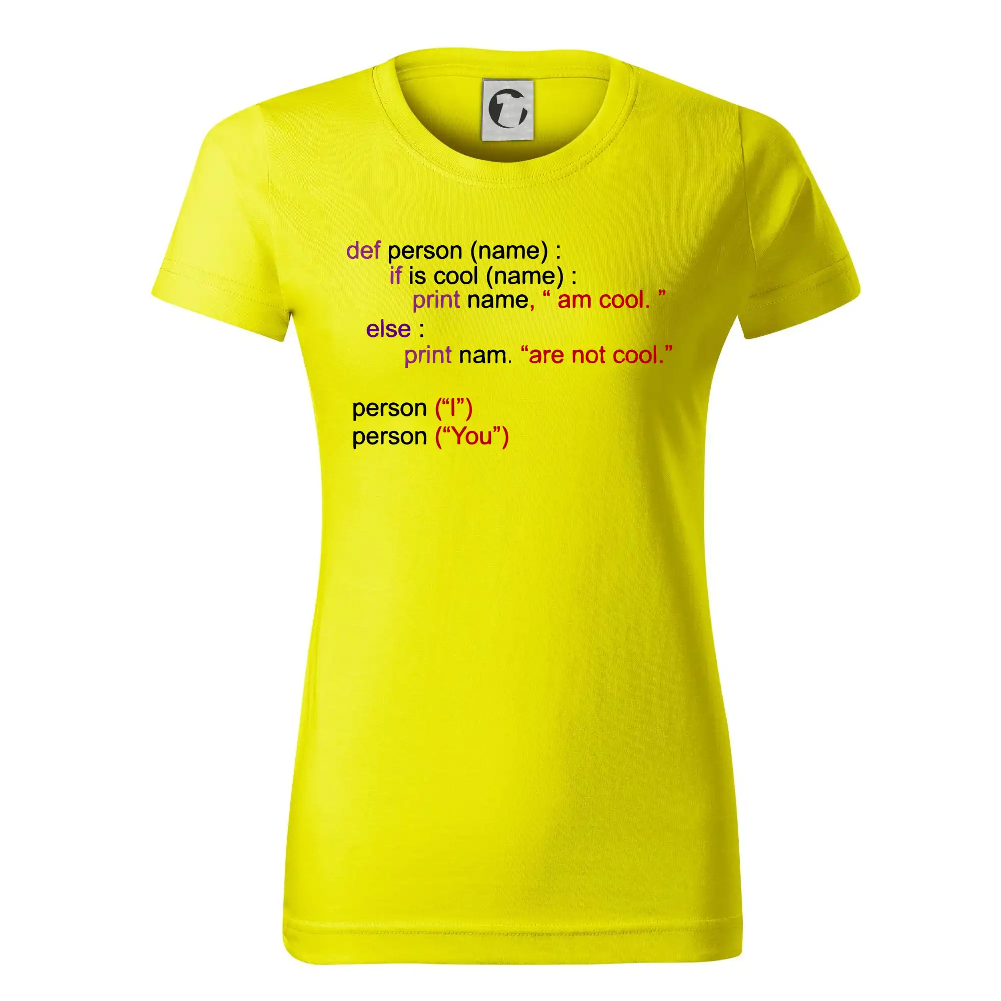 Python I am cool, You are not cool