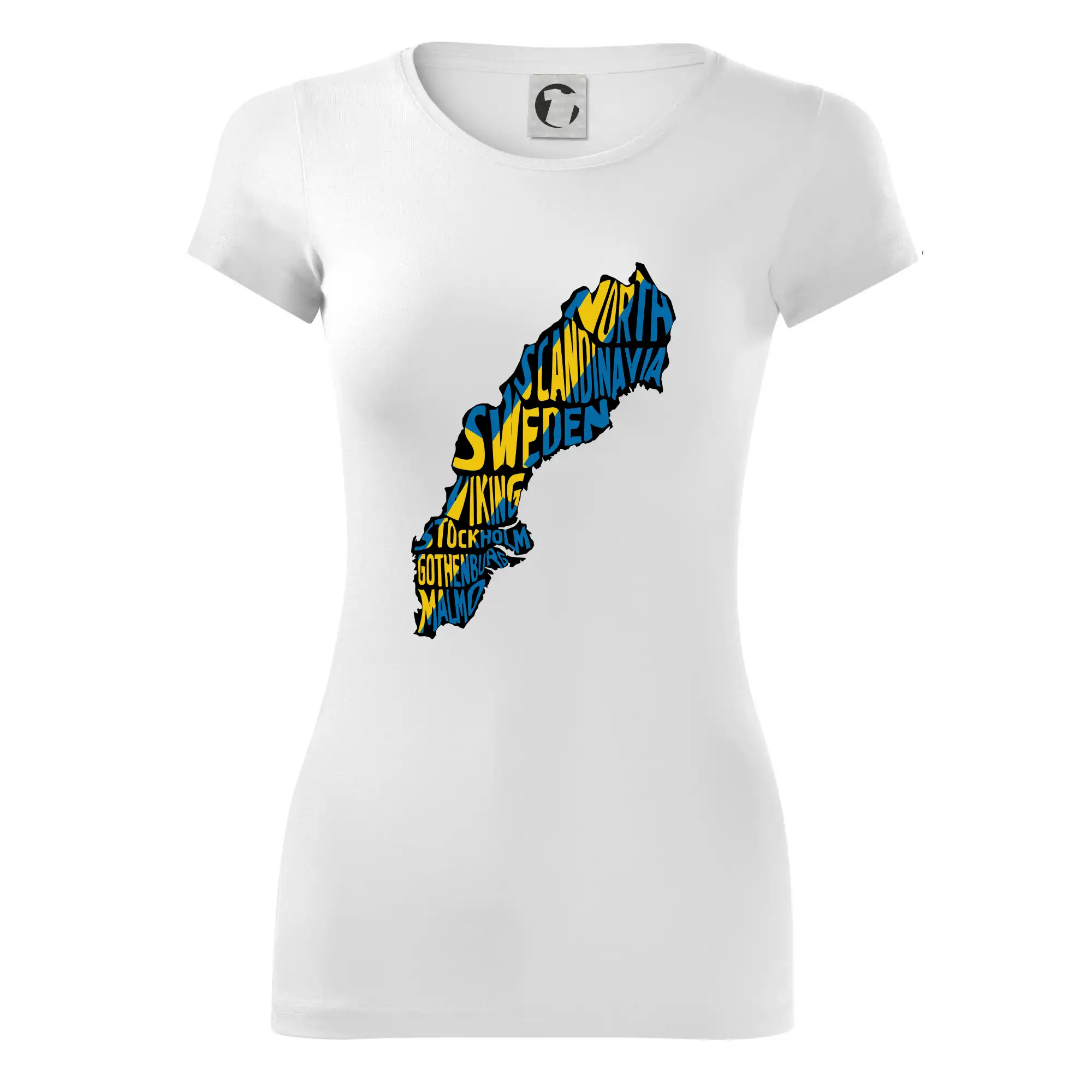 Mapy - názvy měst - Švédsko