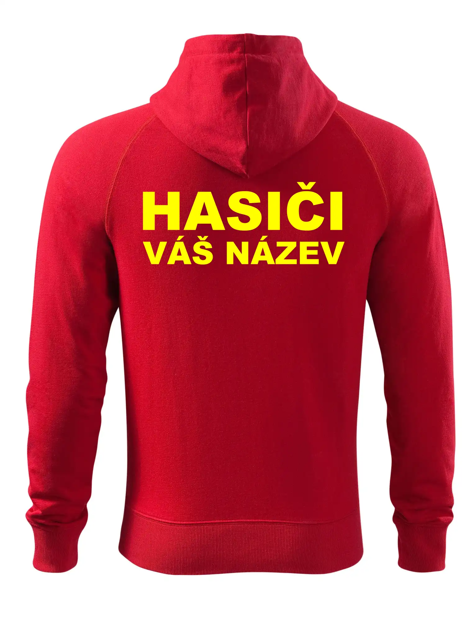 Hasiči - žlutý nápis - váš název sboru