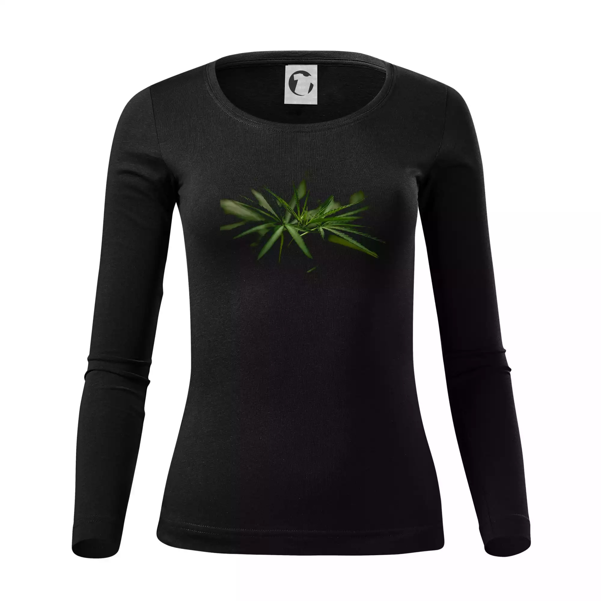 Ganja listy - makro
