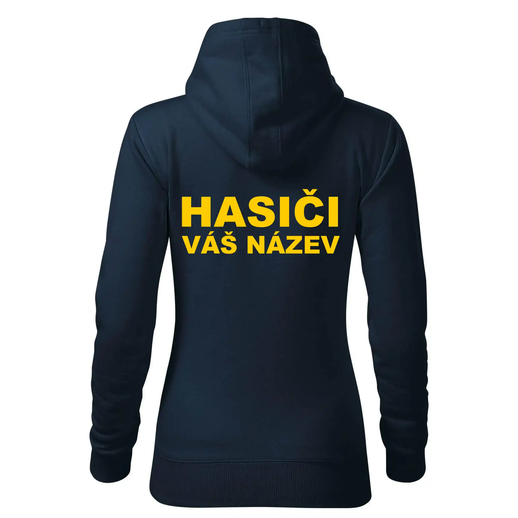 Hasiči - žlutý nápis - váš název sboru