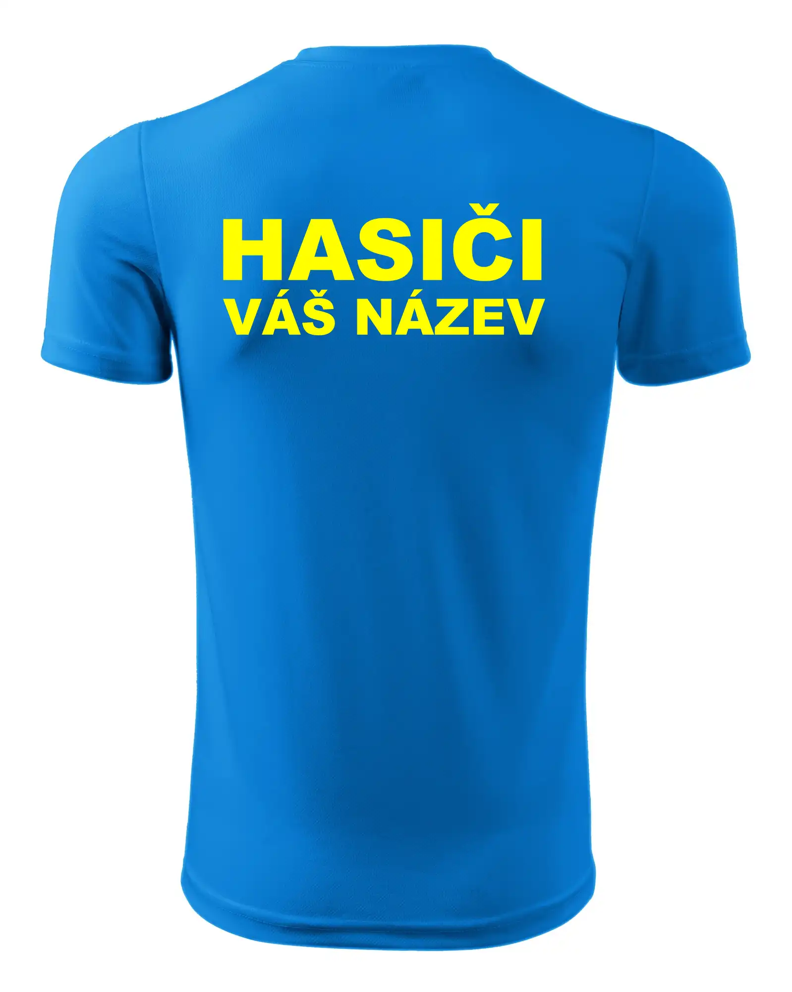 Hasiči - žlutý nápis - váš název sboru