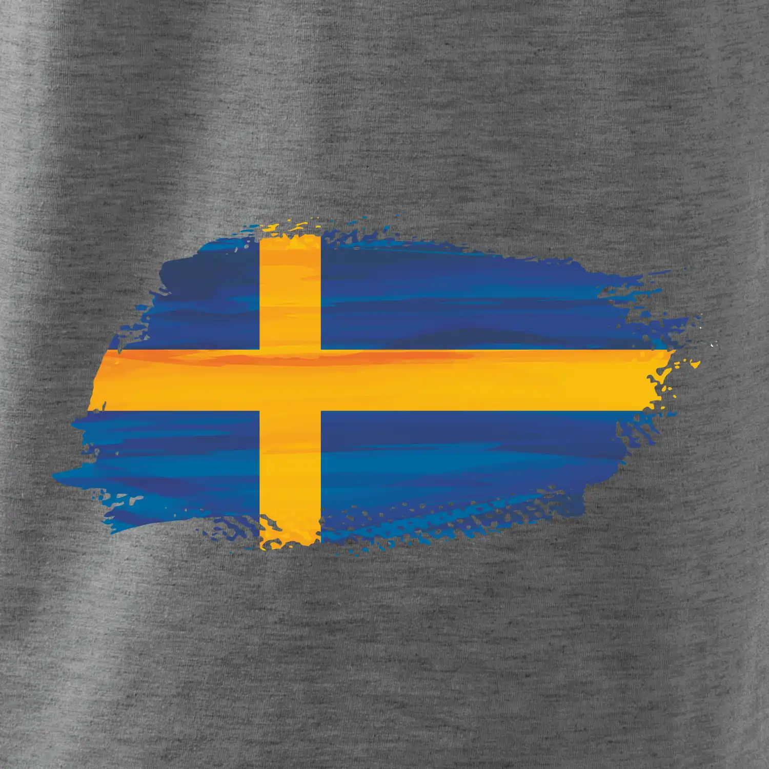 Švédská vlajka kreslená