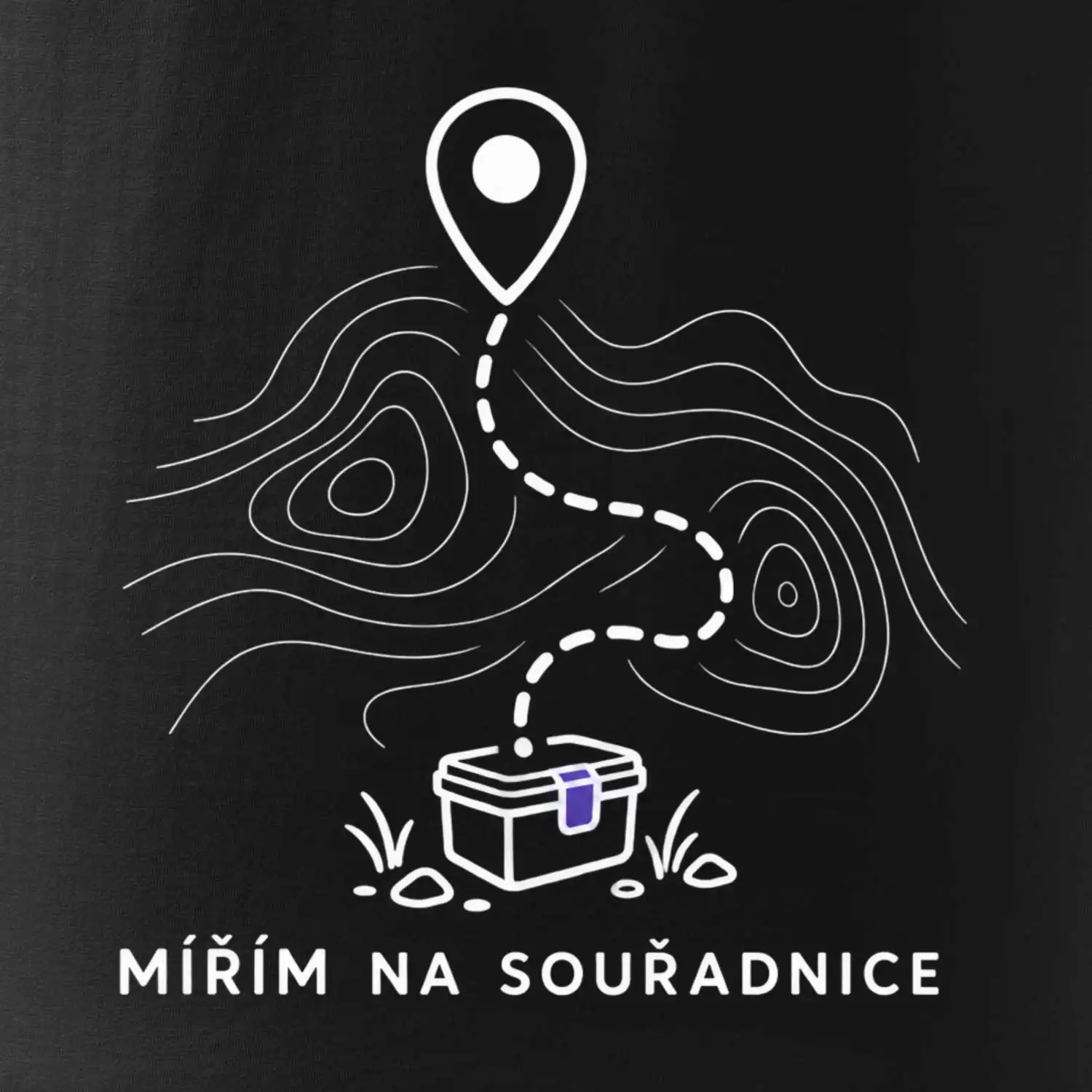 Mířím na souřadnice minimalistická trasa
