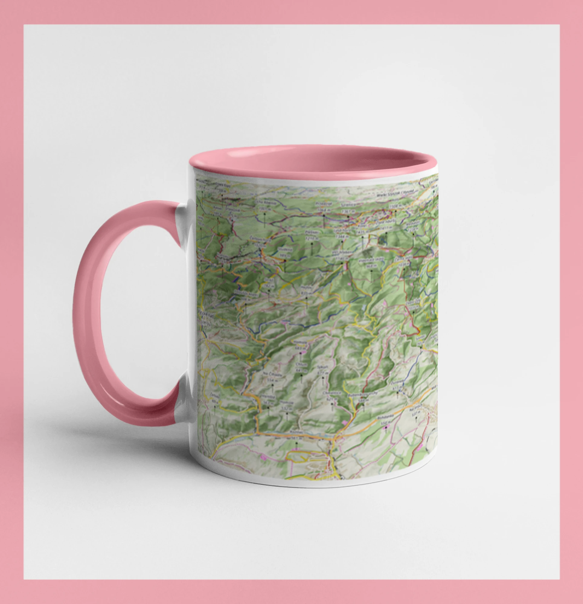 Hrnek - Krkonoše mapa