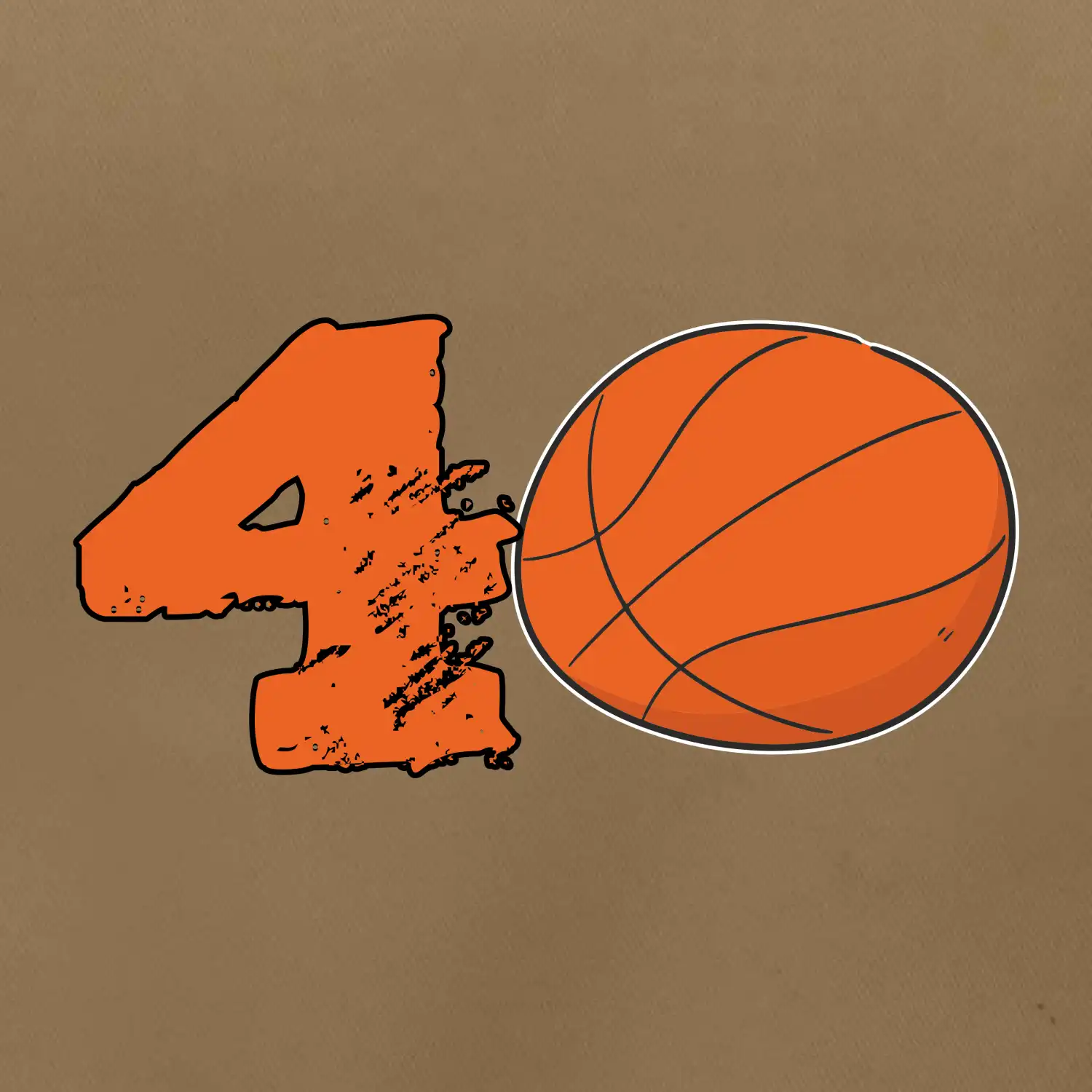Basketball kulaté narozeniny 40