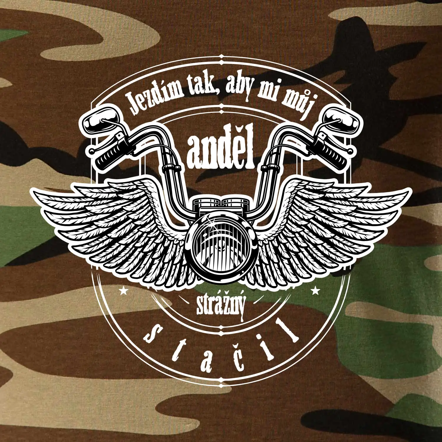 Jezdím tak rychle, aby mi můj anděl strážný stačil