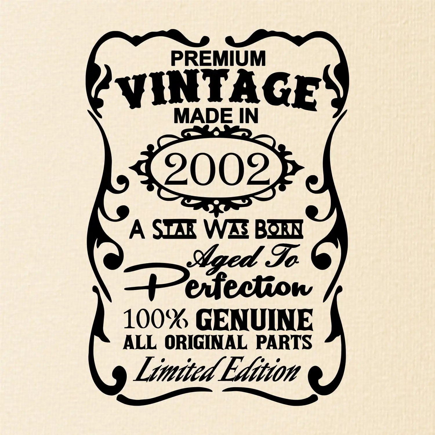 Vintage Etiketa - 2002