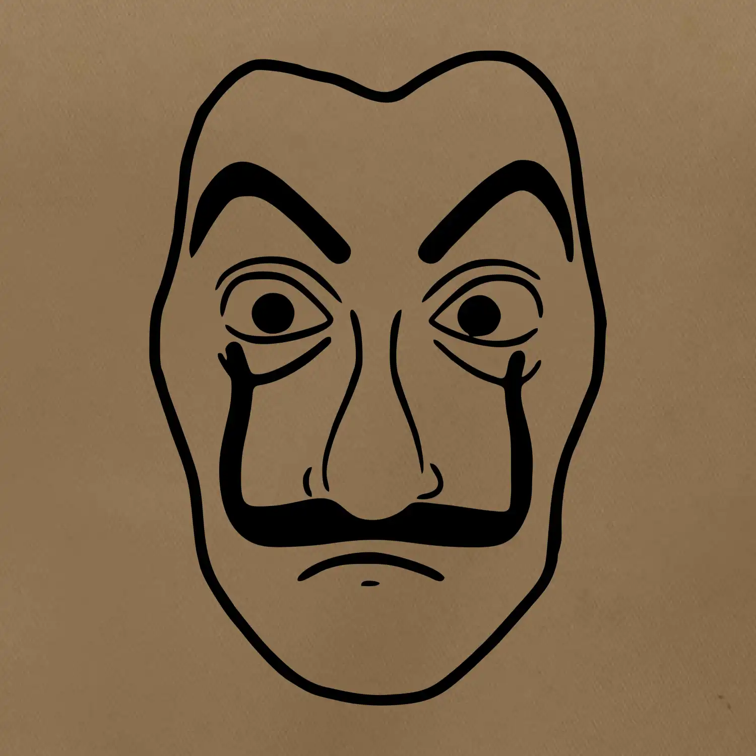 Maska do tiskárny peněz