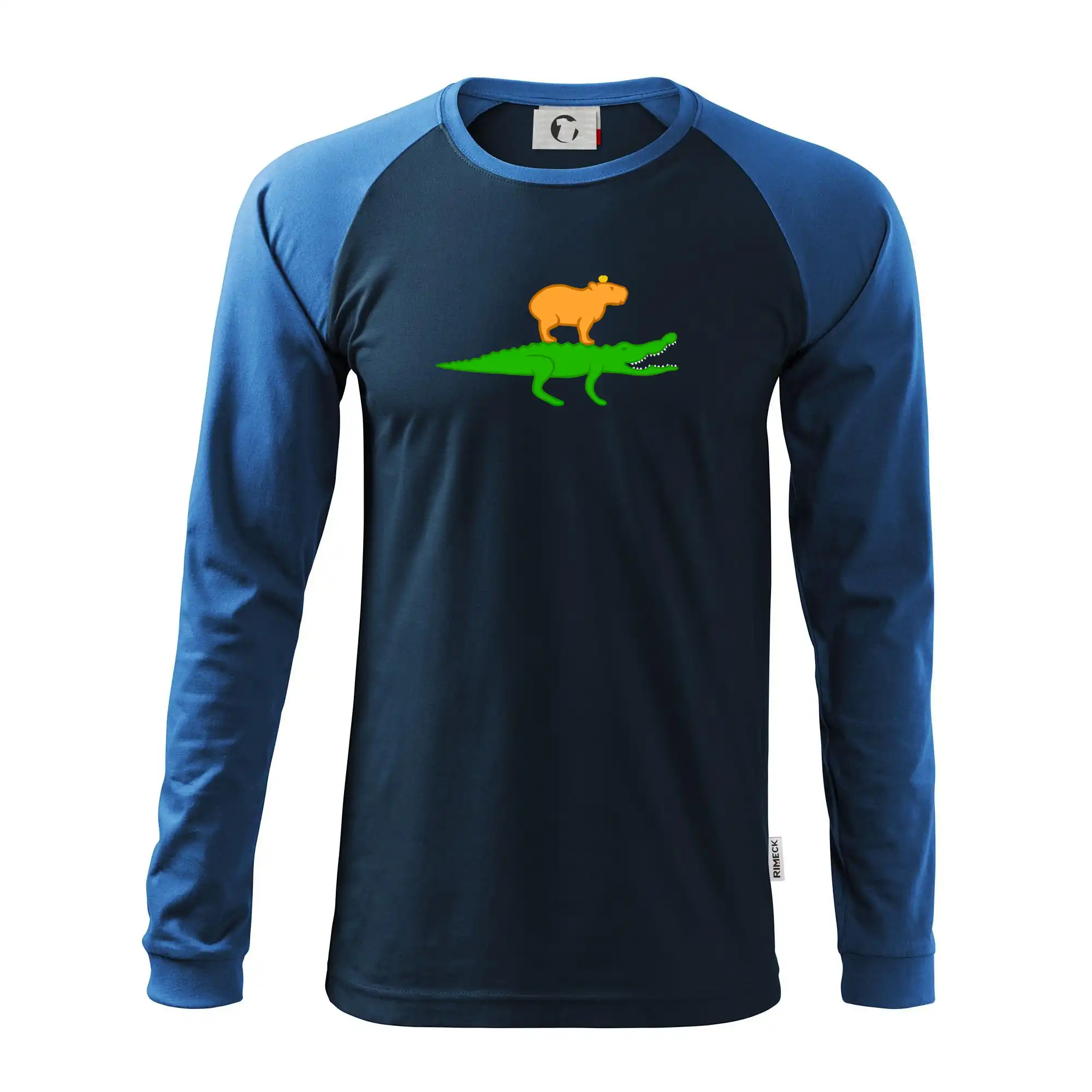 Kapybara na krokodýlovi (Moňas)