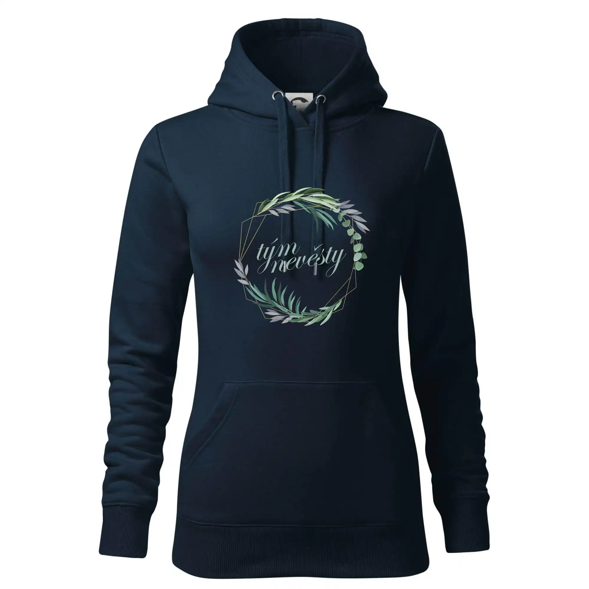 Tým nevěsty květinový kruh zelený