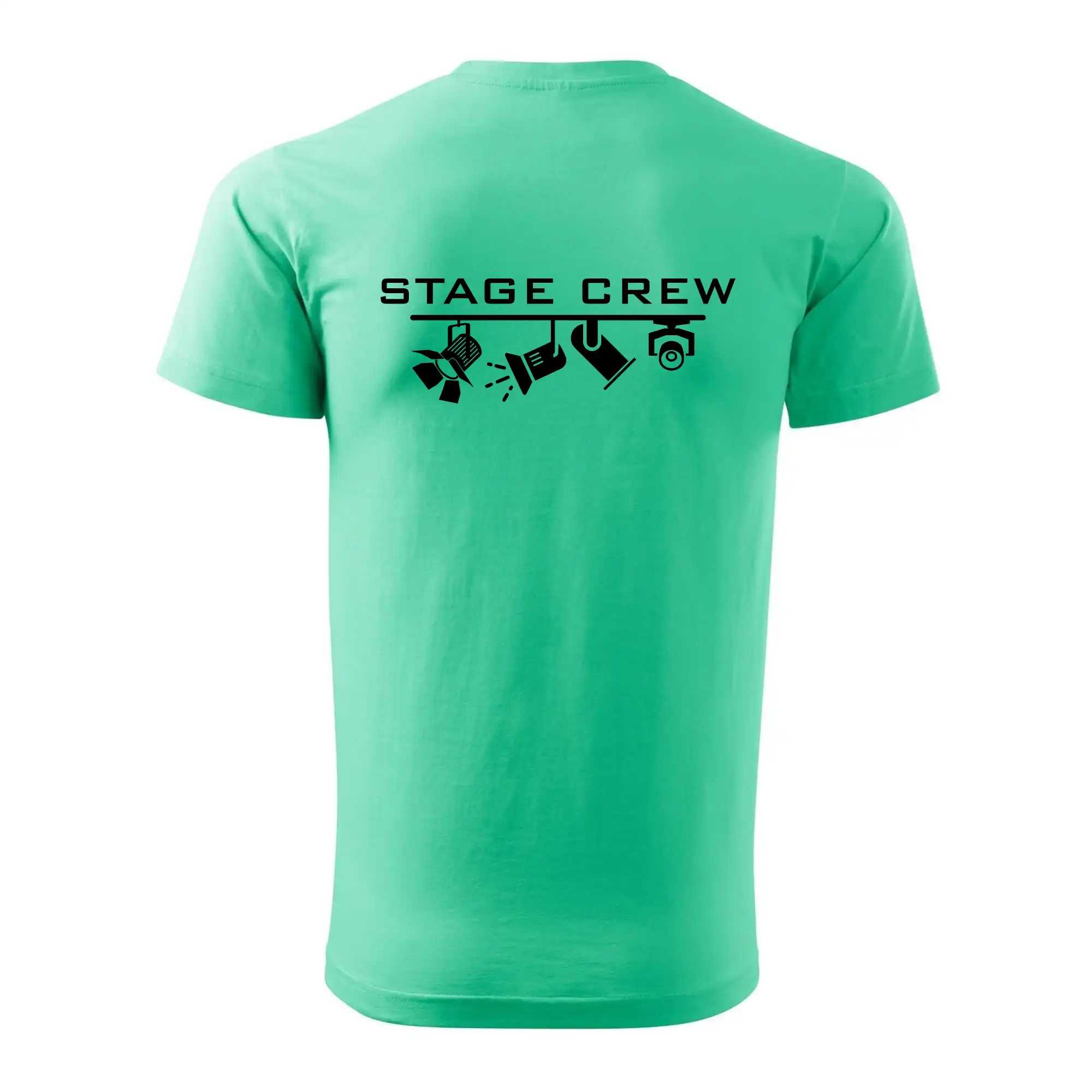 Jméno a nápis na zádech - stage crew