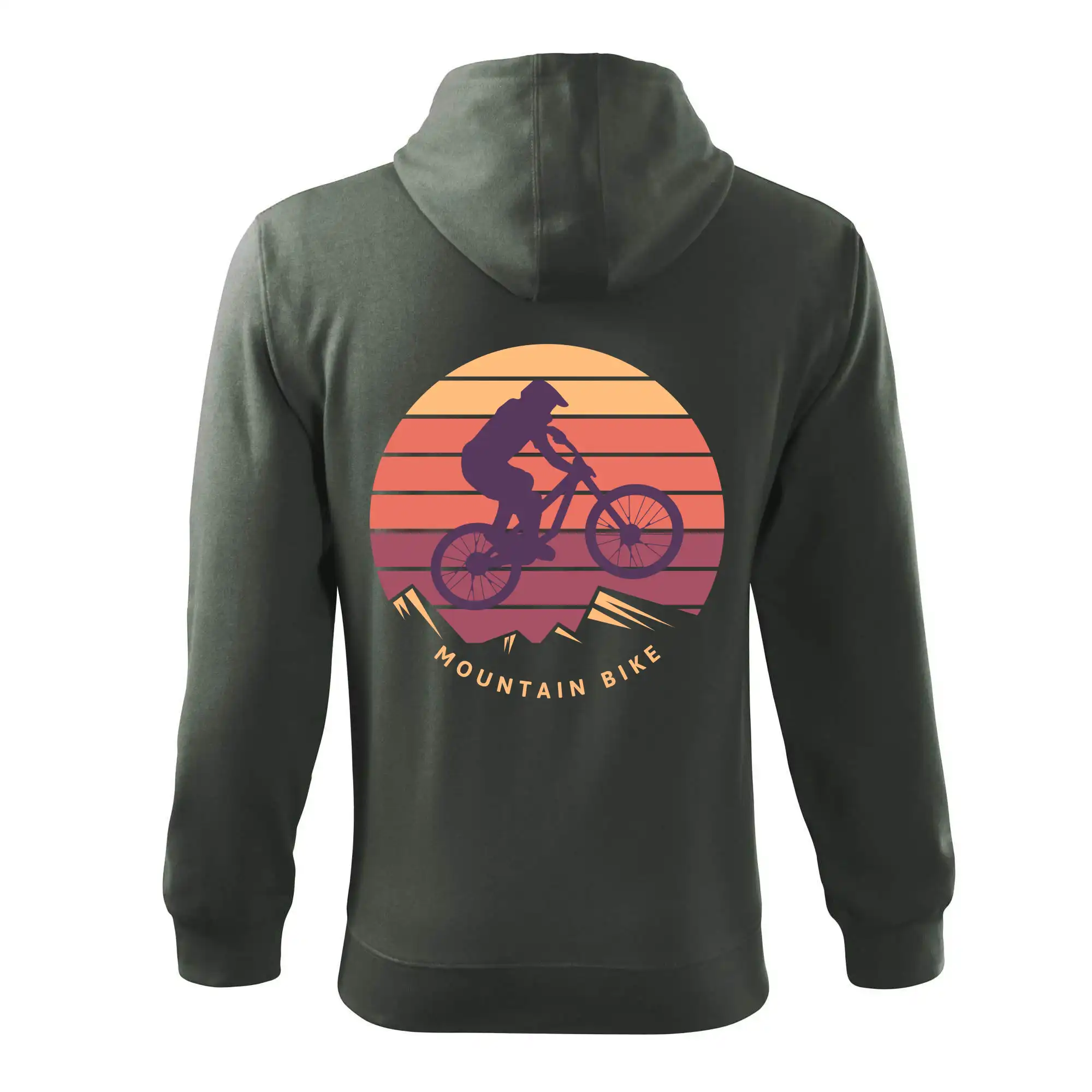 MTB barevné kolo západ slunce