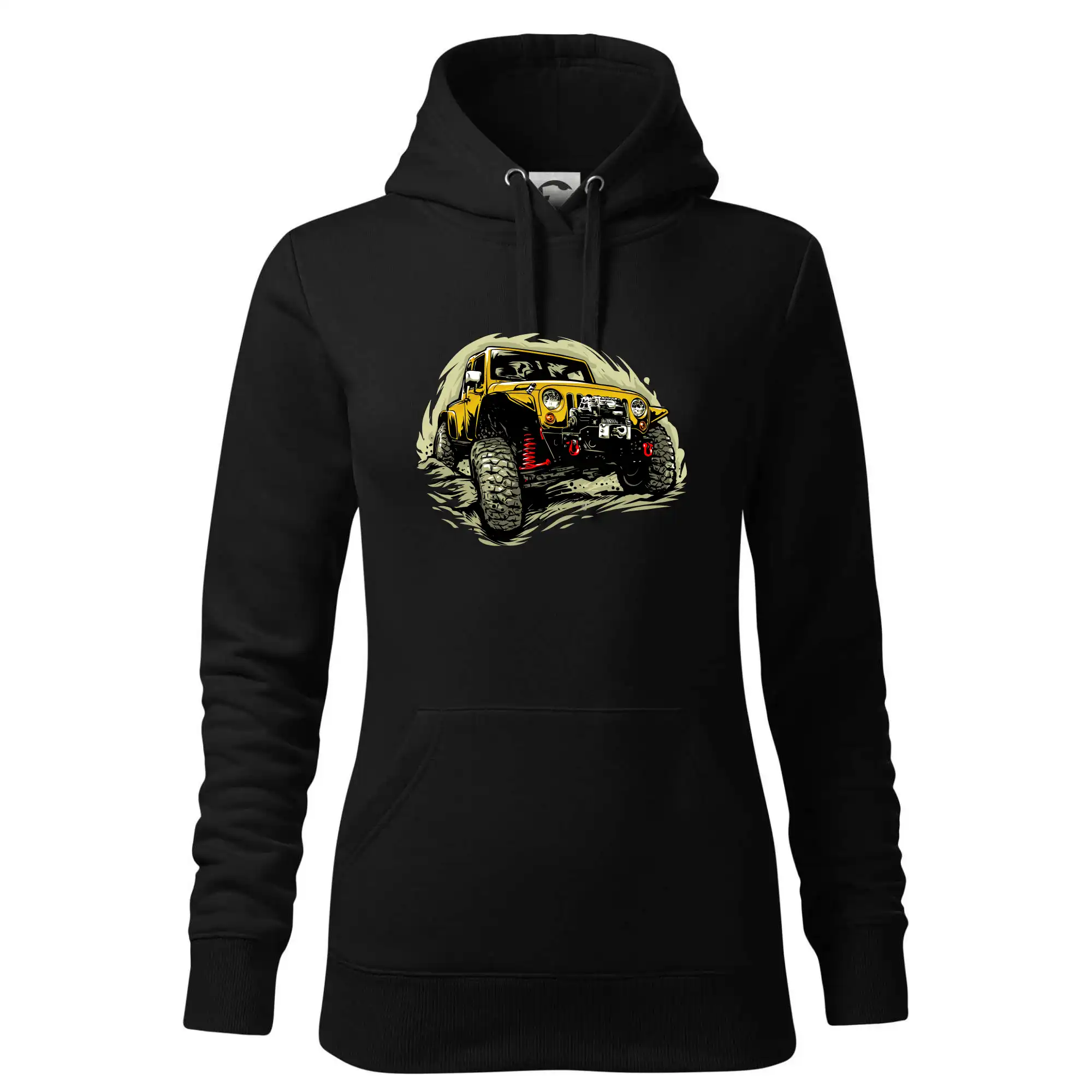 Žlutý offroad s navijákem