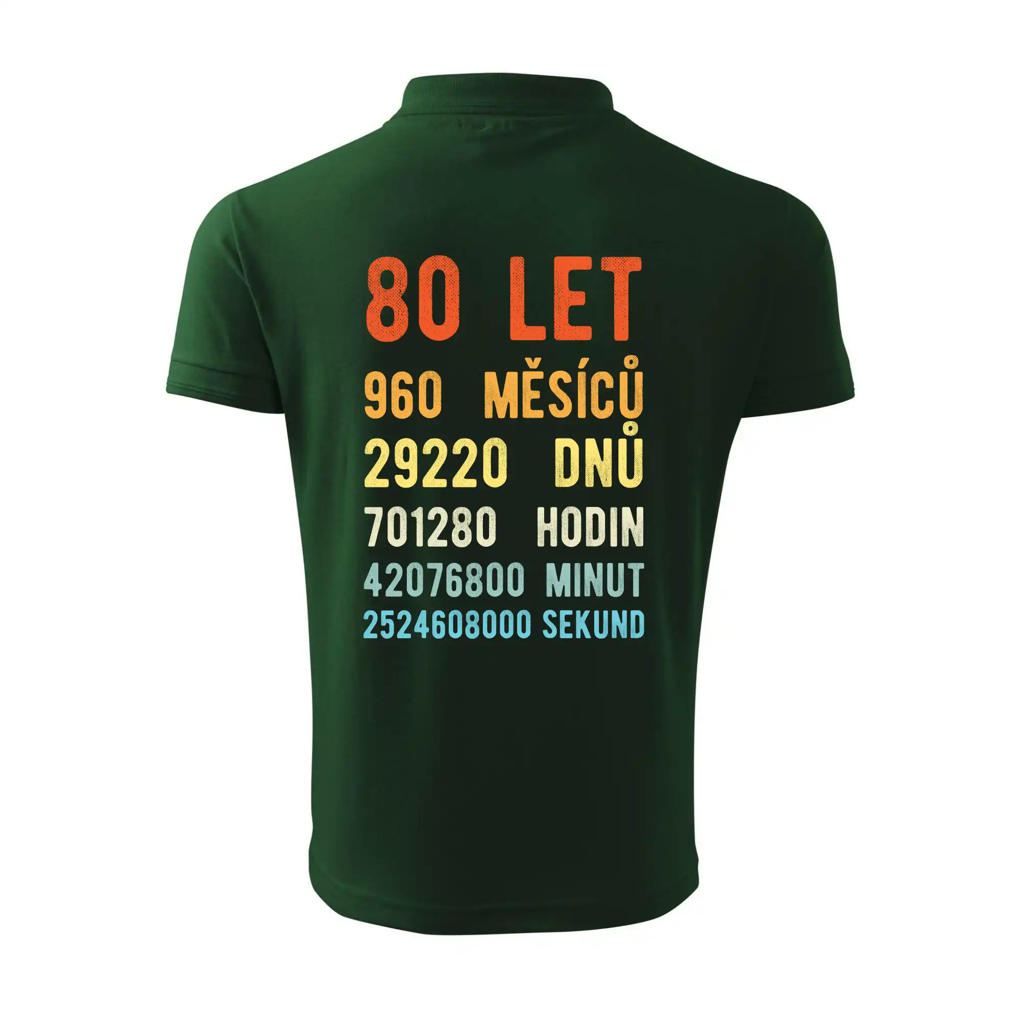 Narozeniny 80 přepočet času