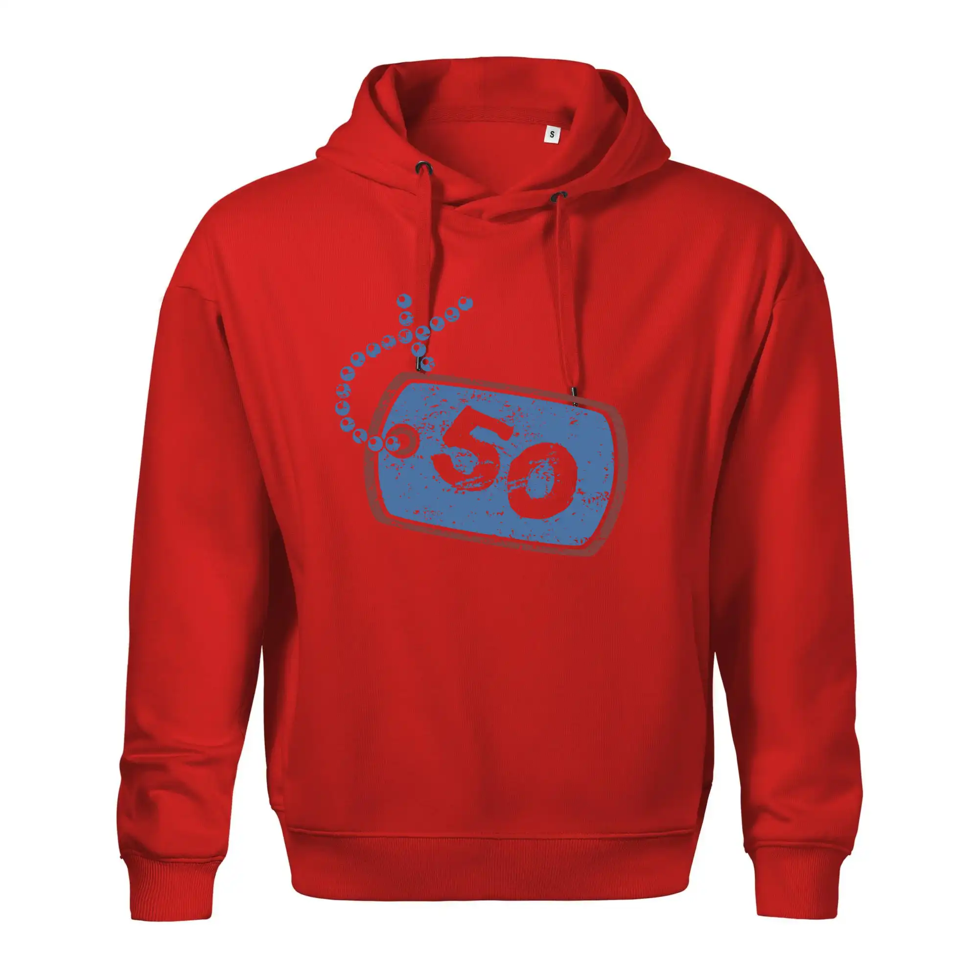 50 na krku štítek