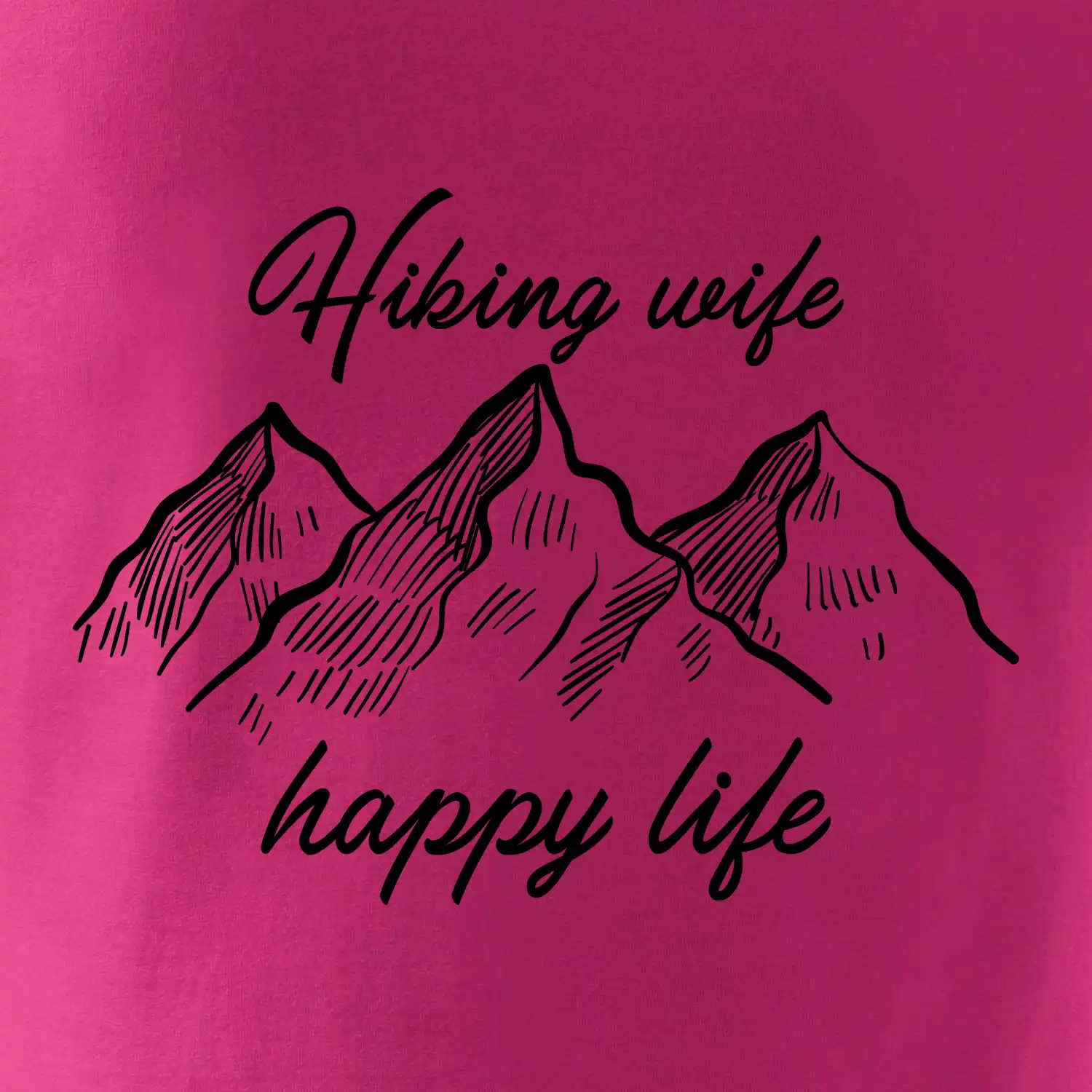 Hiking wife happy life