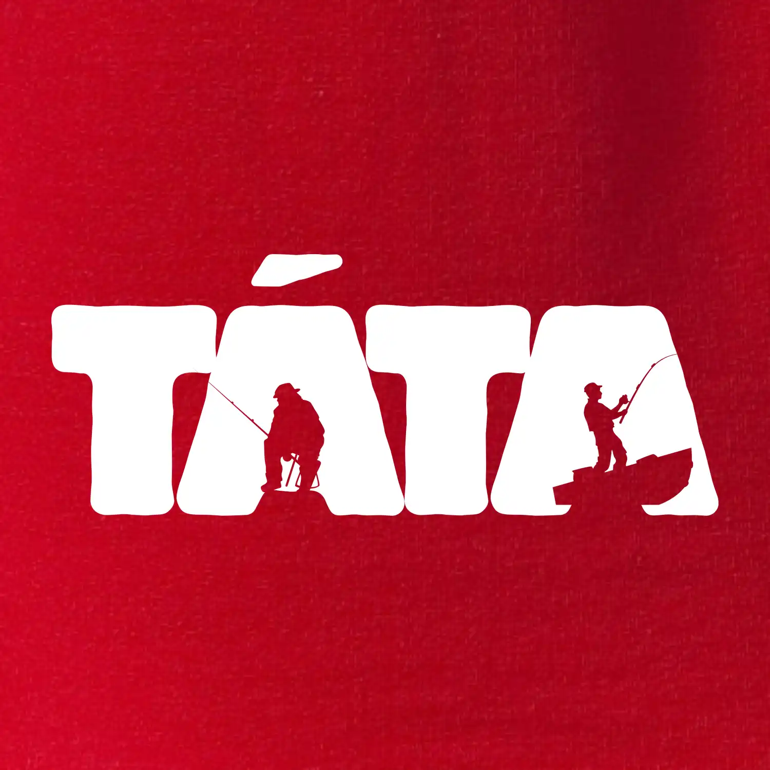 Táta nápis - rybář