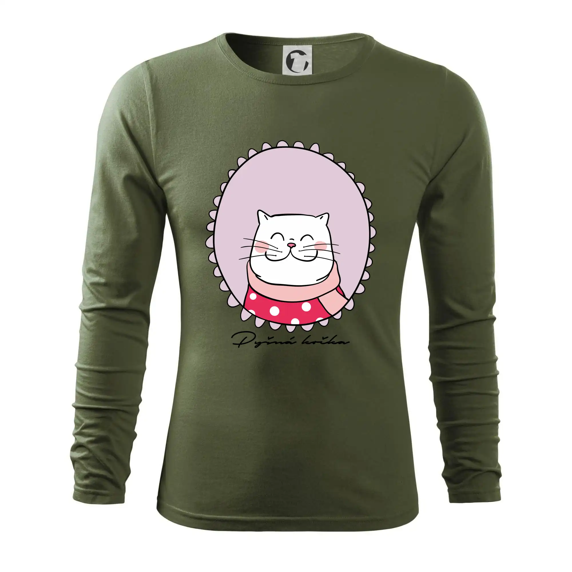 Pyšná kočka fialová
