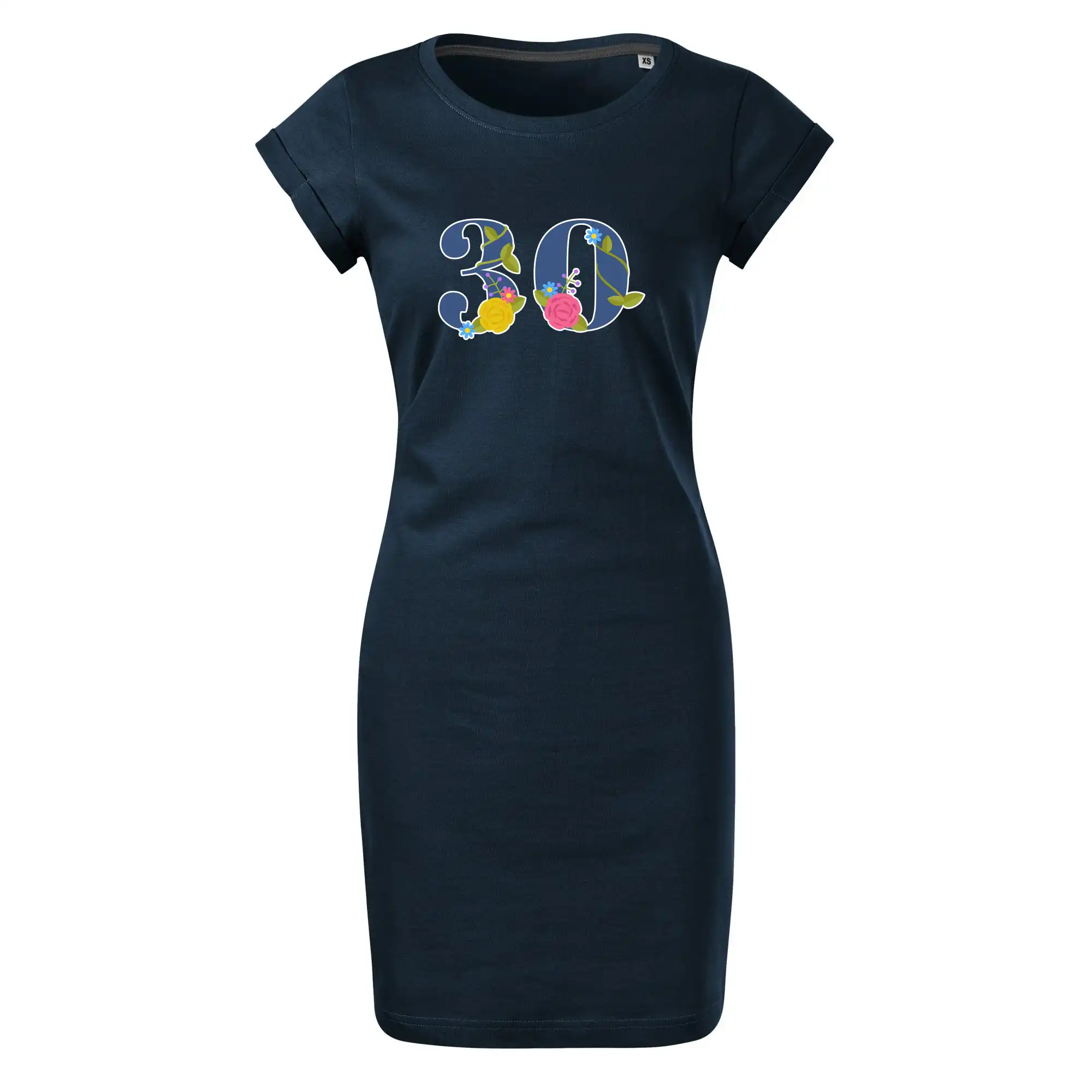 Květinové číslo kreslené - 30