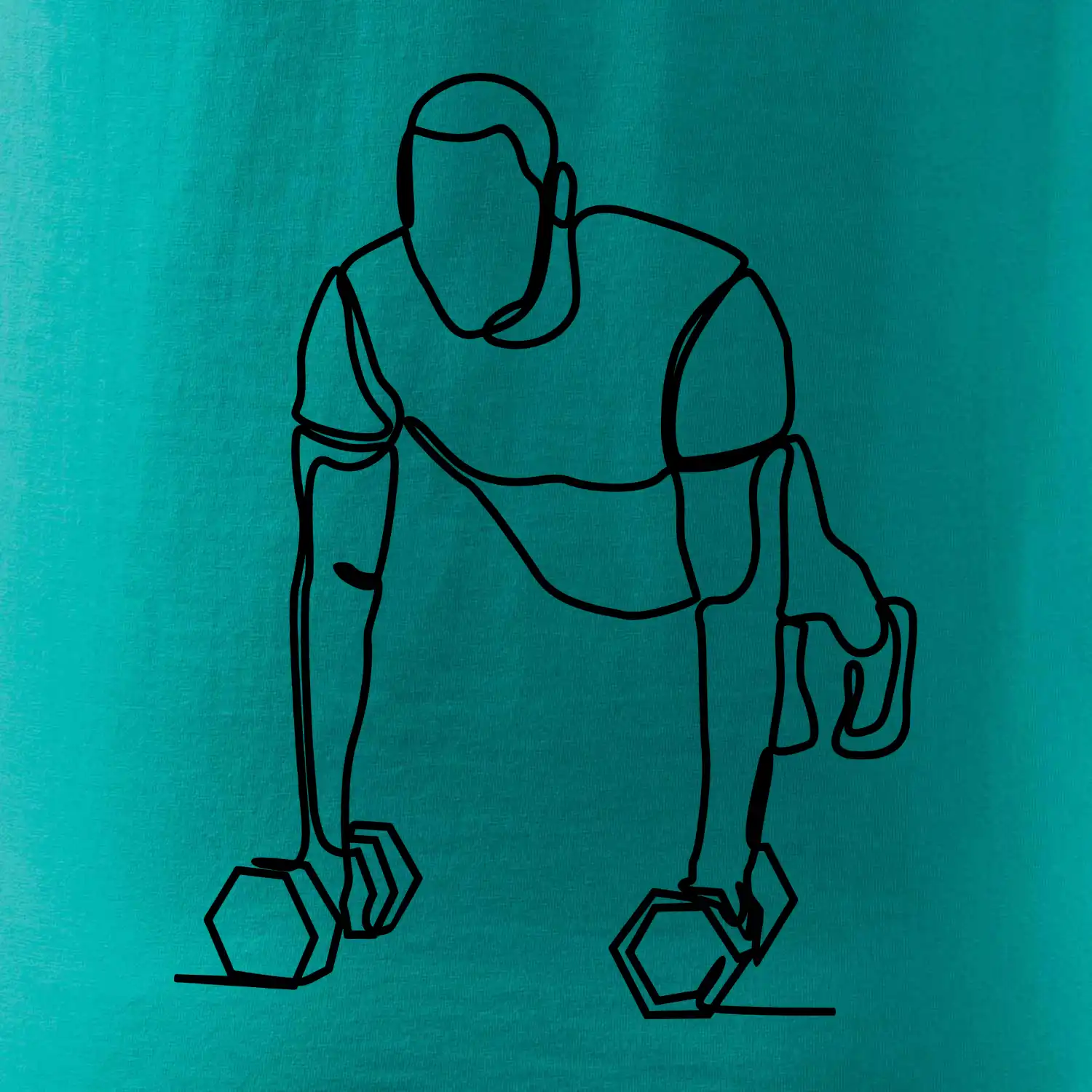 Trenér fitness jedním tahem