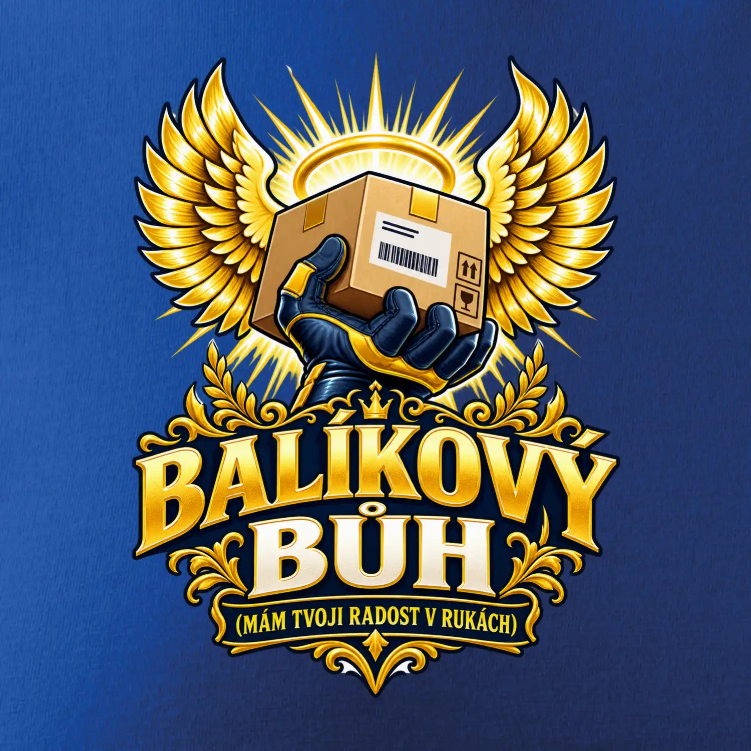 Balíkový bůh mám tvoji radost v rukách
