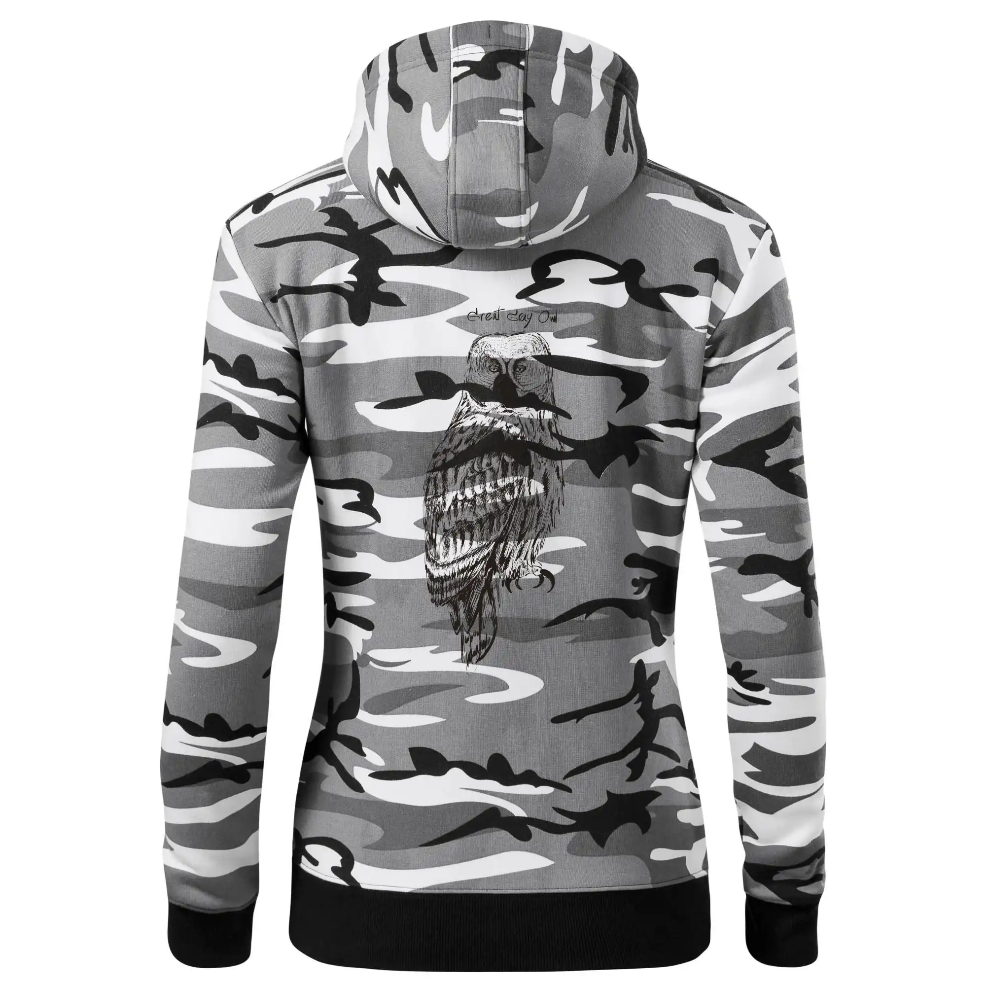 Puštík vousatý great gray owl