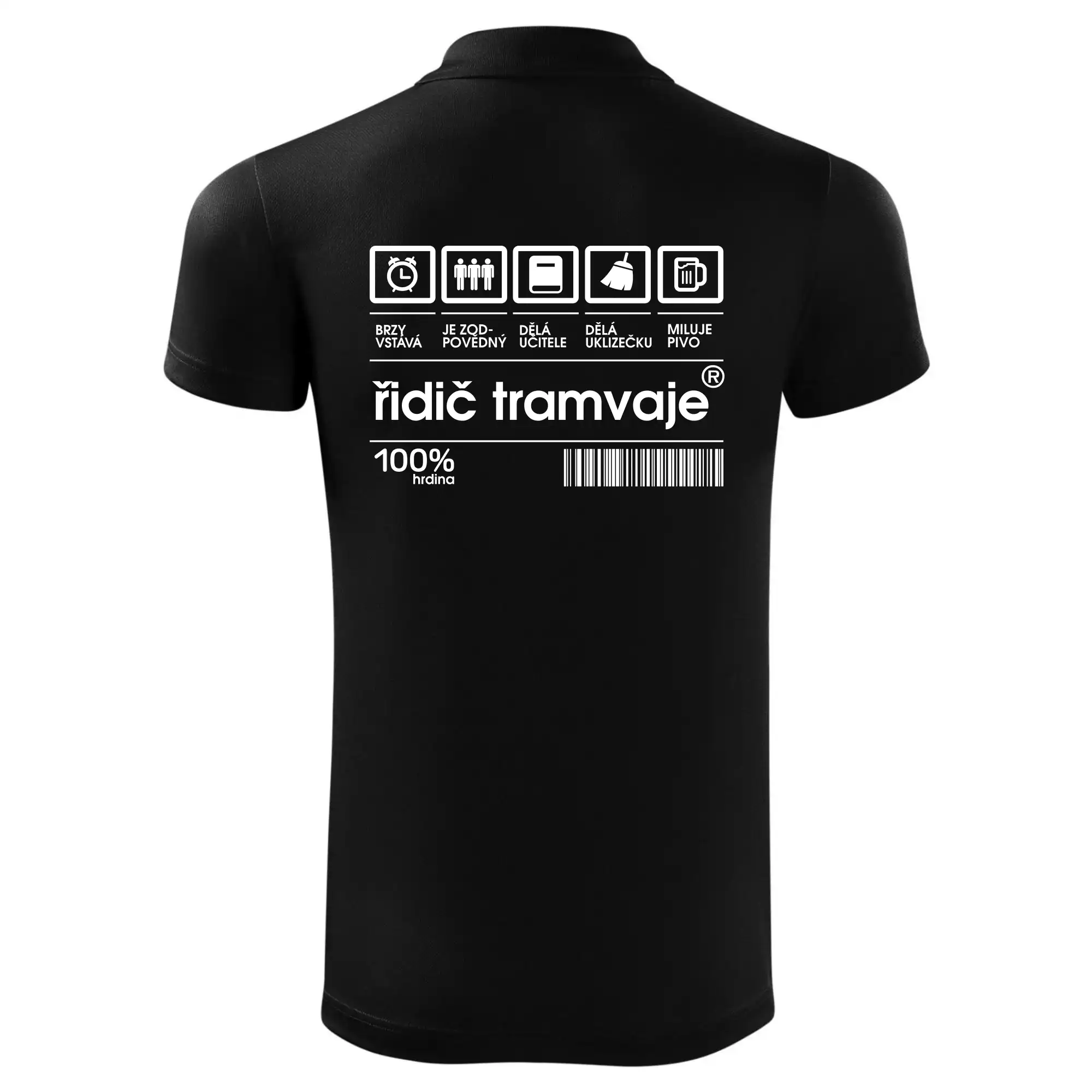 Čárový kód Řidič tramvaje