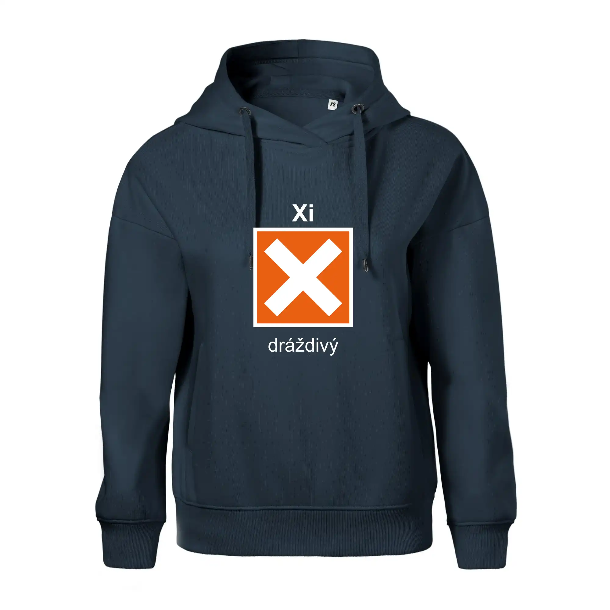 Xi Dráždivý - Výstražná tabulka na tričku