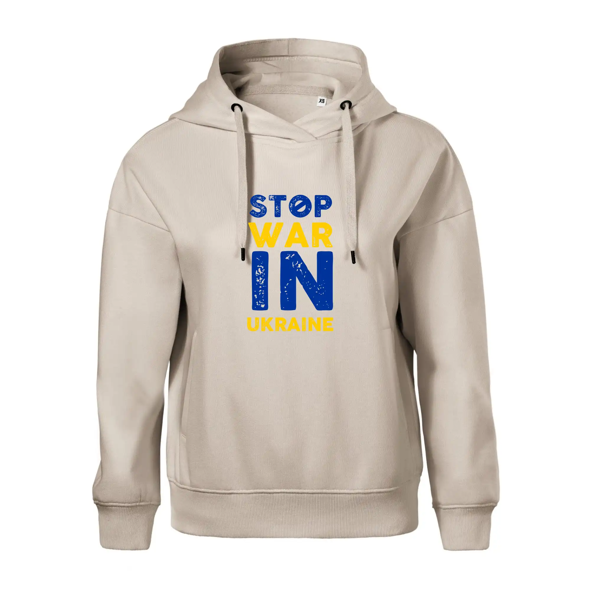 Barevný nápis Stop war in ukraine