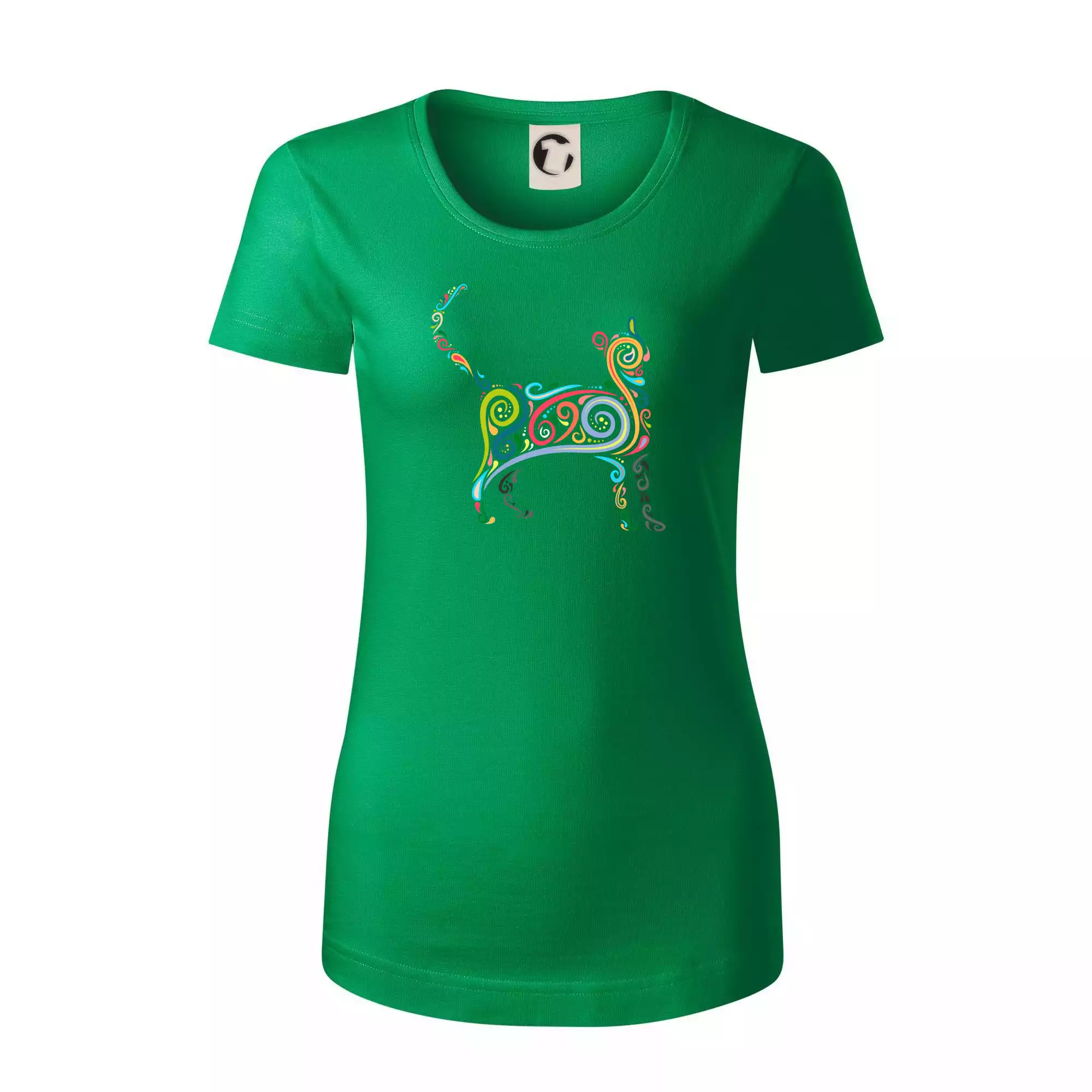 Kočka barevné křivky