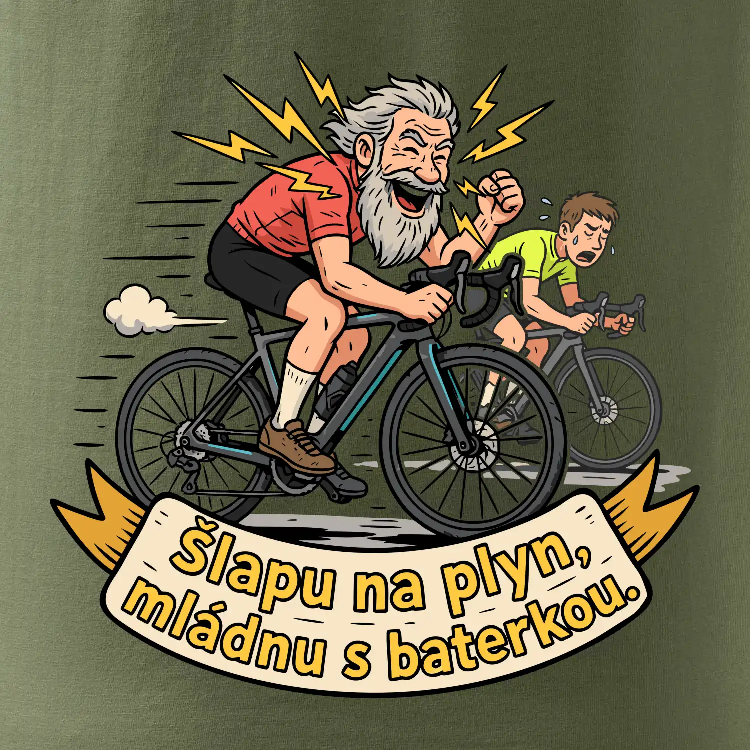 Šlapu na plyn, mládnu s baterkou