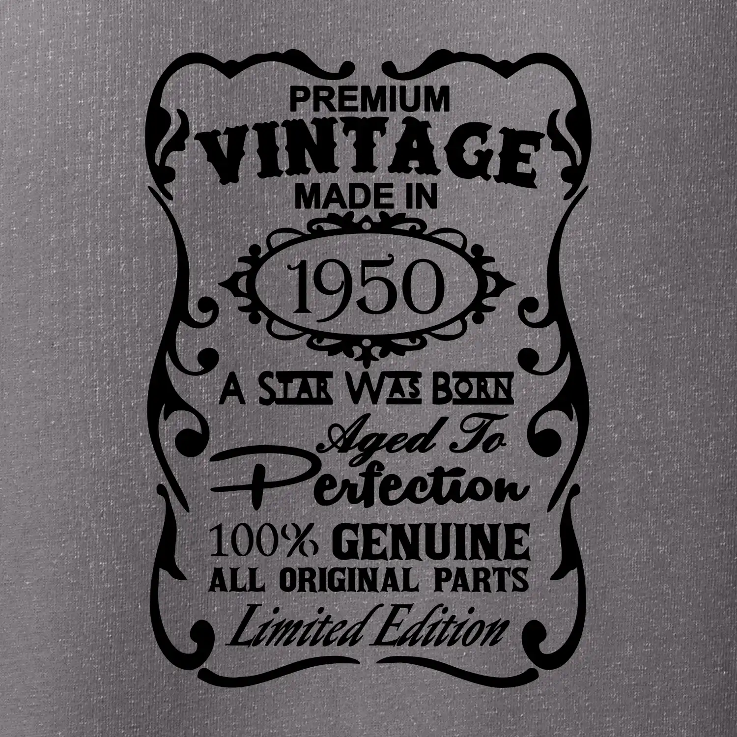 Vintage Etiketa - 1950