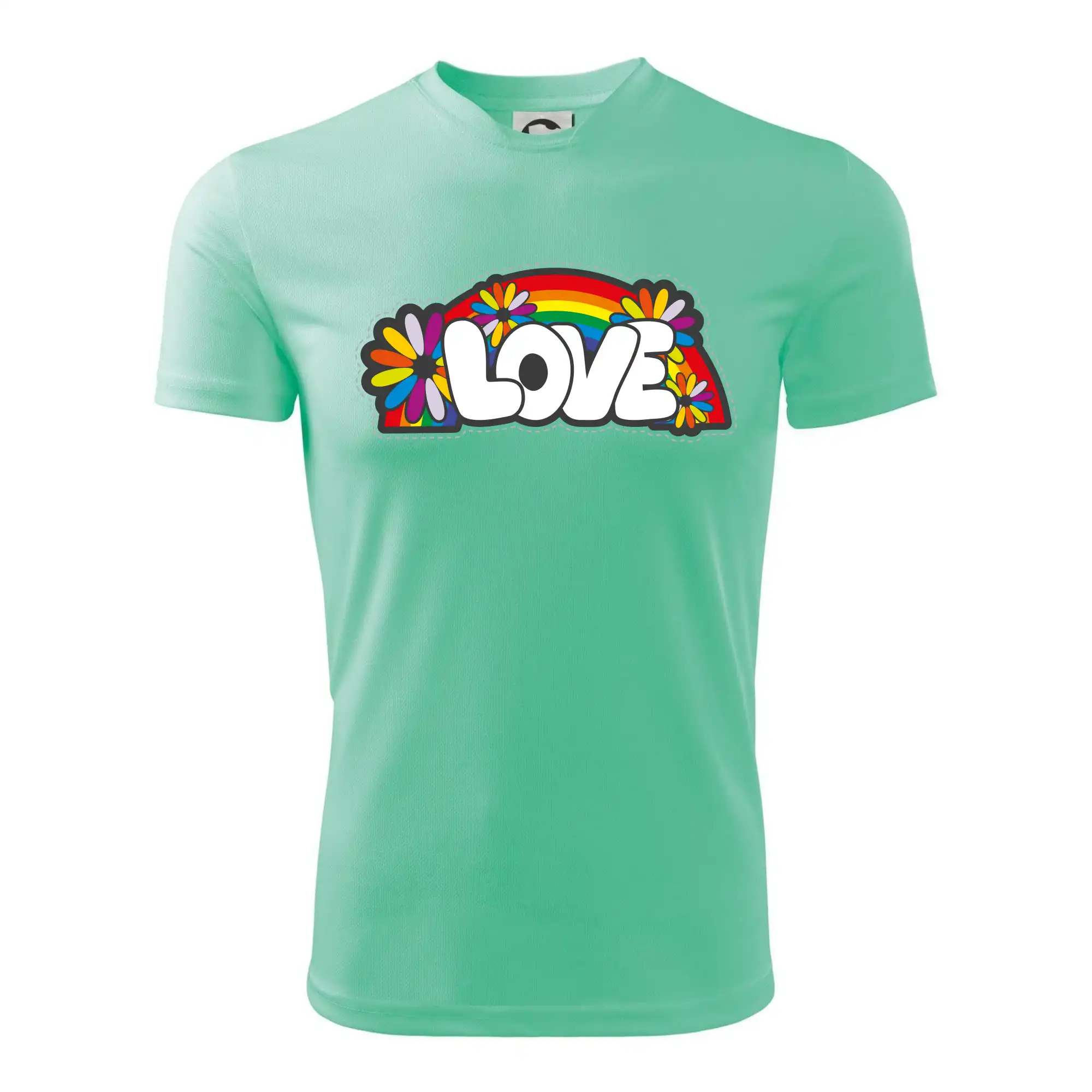 Love s duhou v pozadí