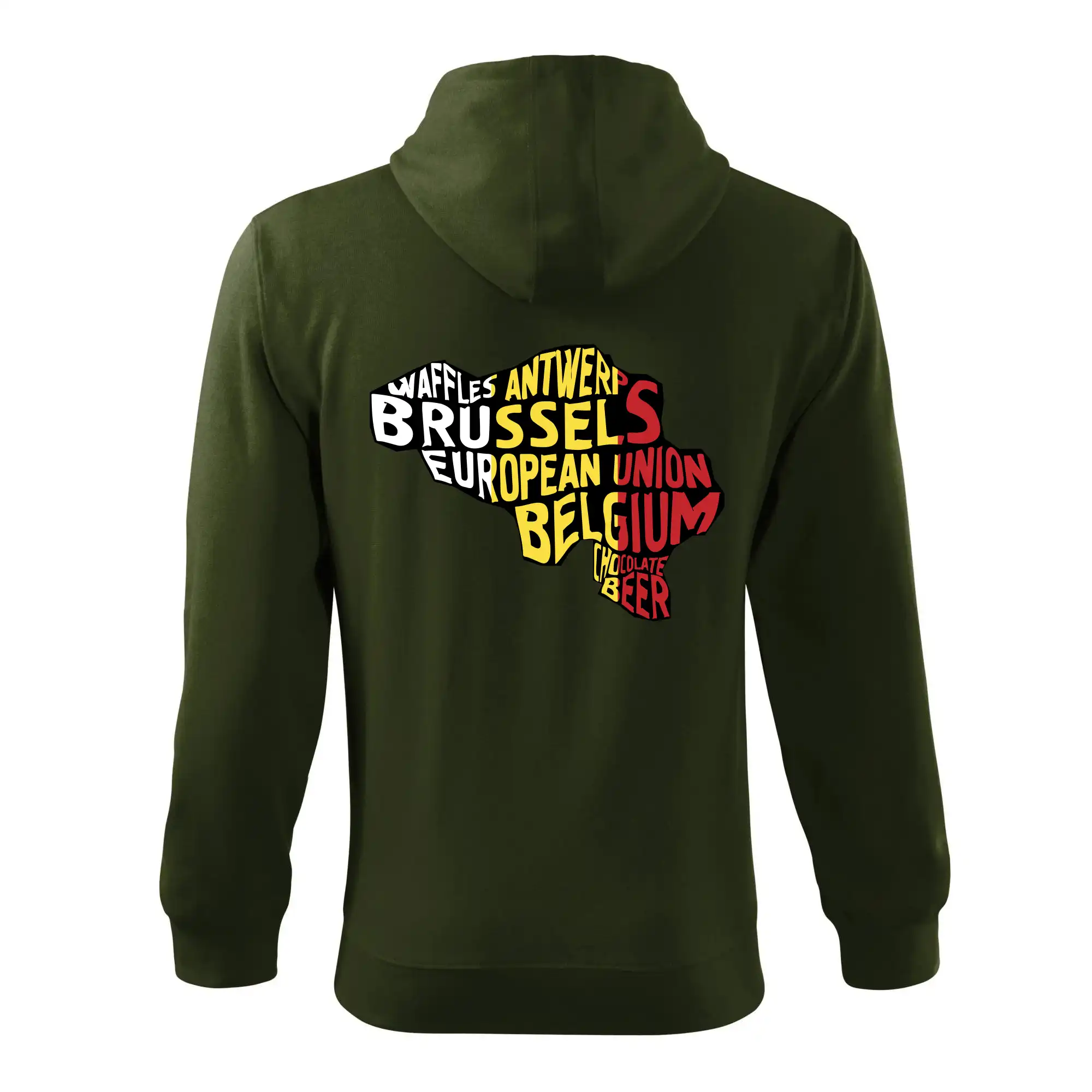 Mapy - názvy měst - Belgie