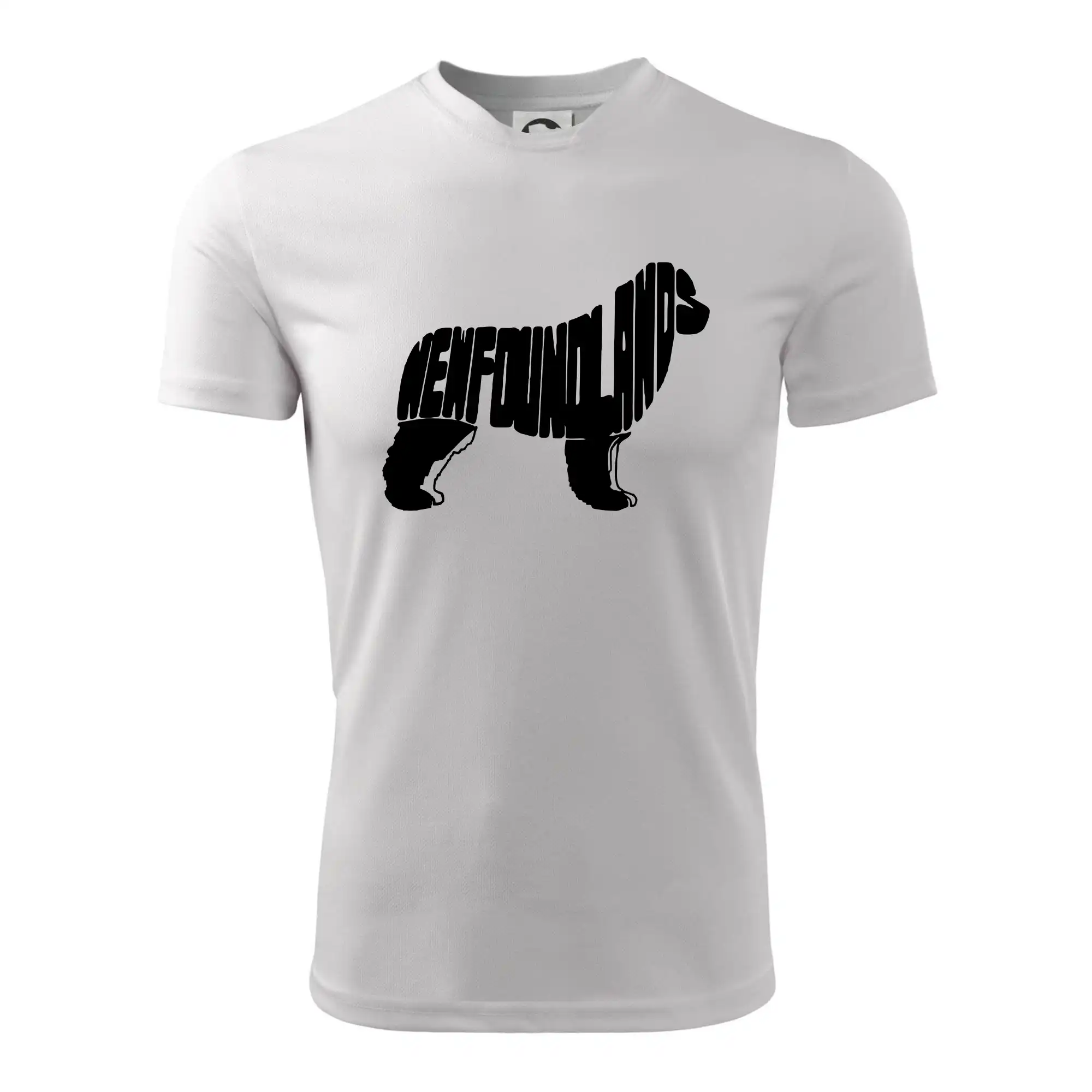 Novofundlandský pes - nápis v tělě