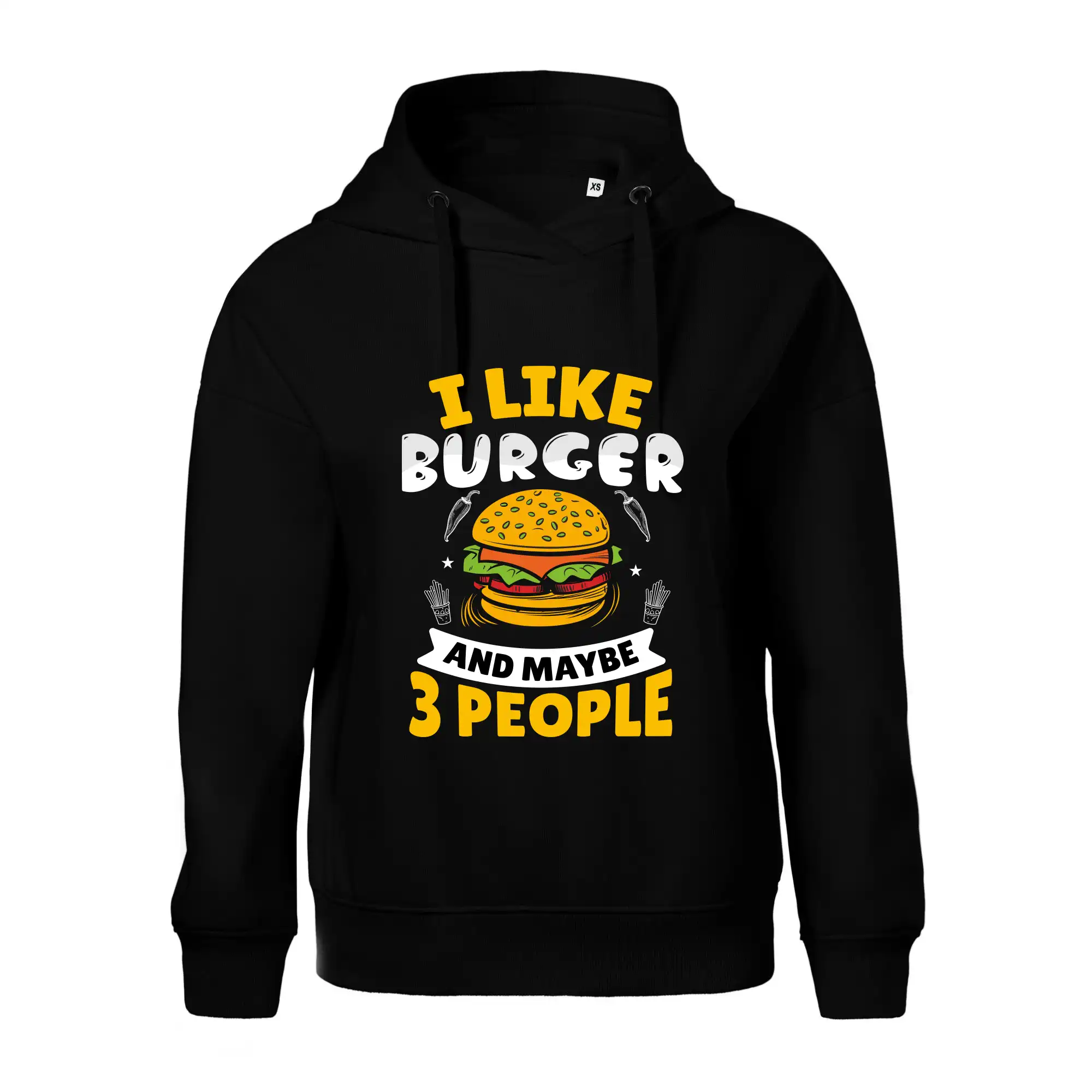 I like burger and maybe 3 people