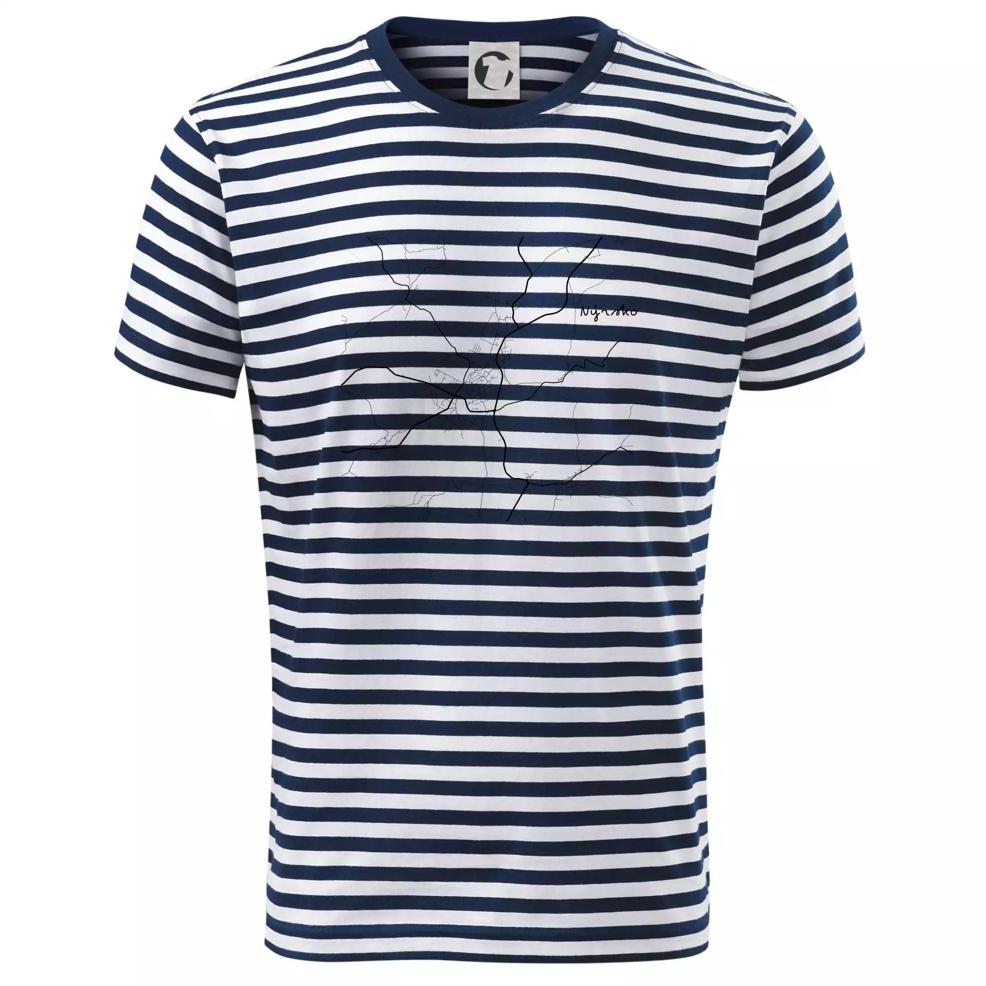 Černobílá mapa Nýrsko  340 22