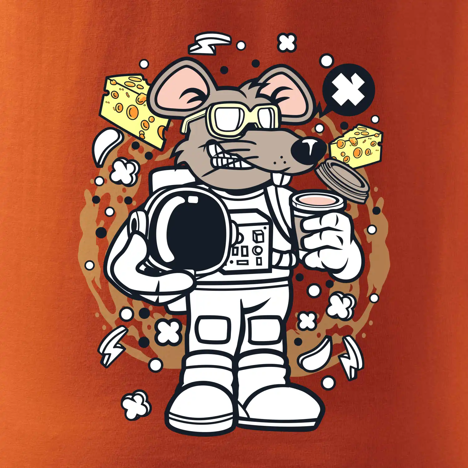 Myš kosmonaut komiks