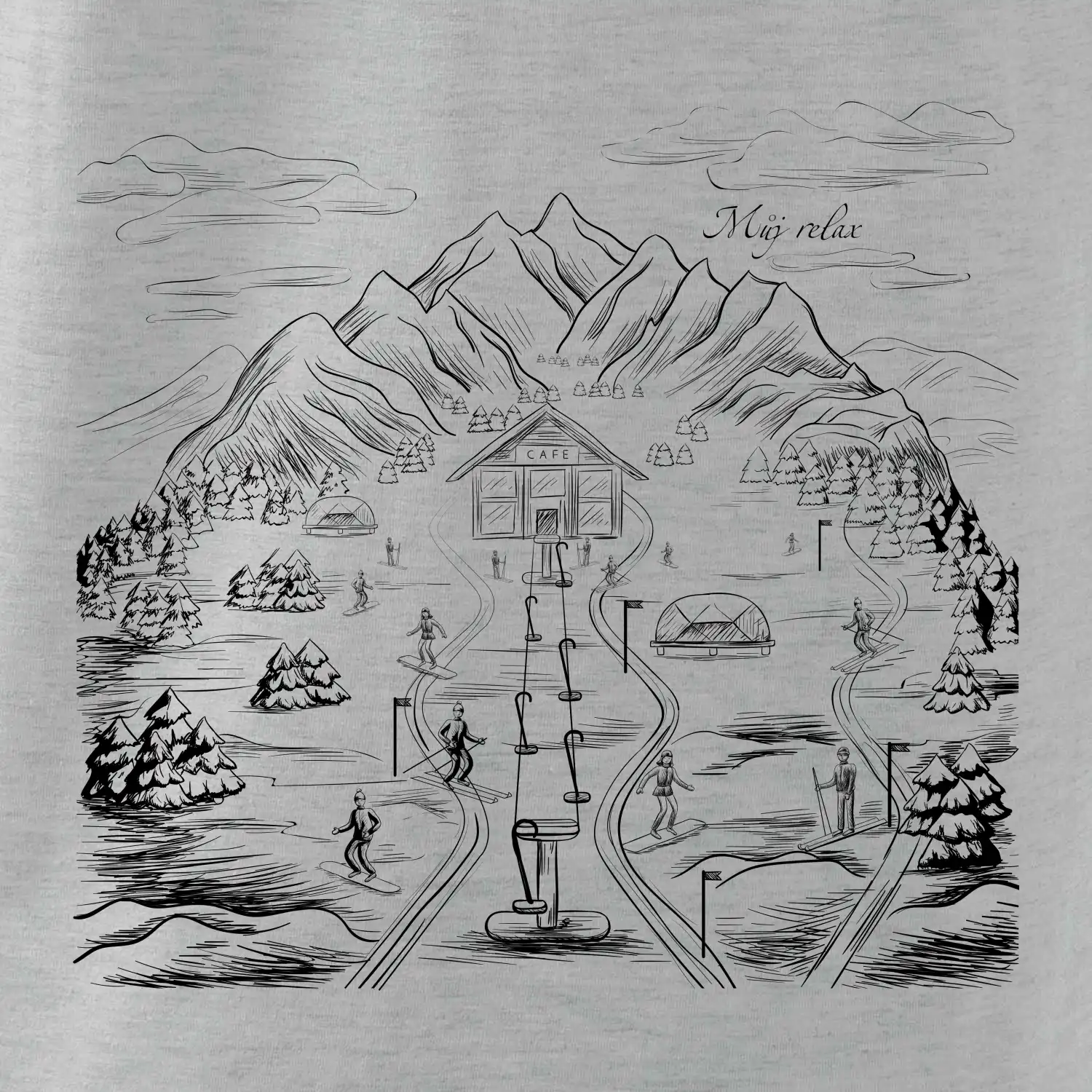 Hory a lyže - můj relax