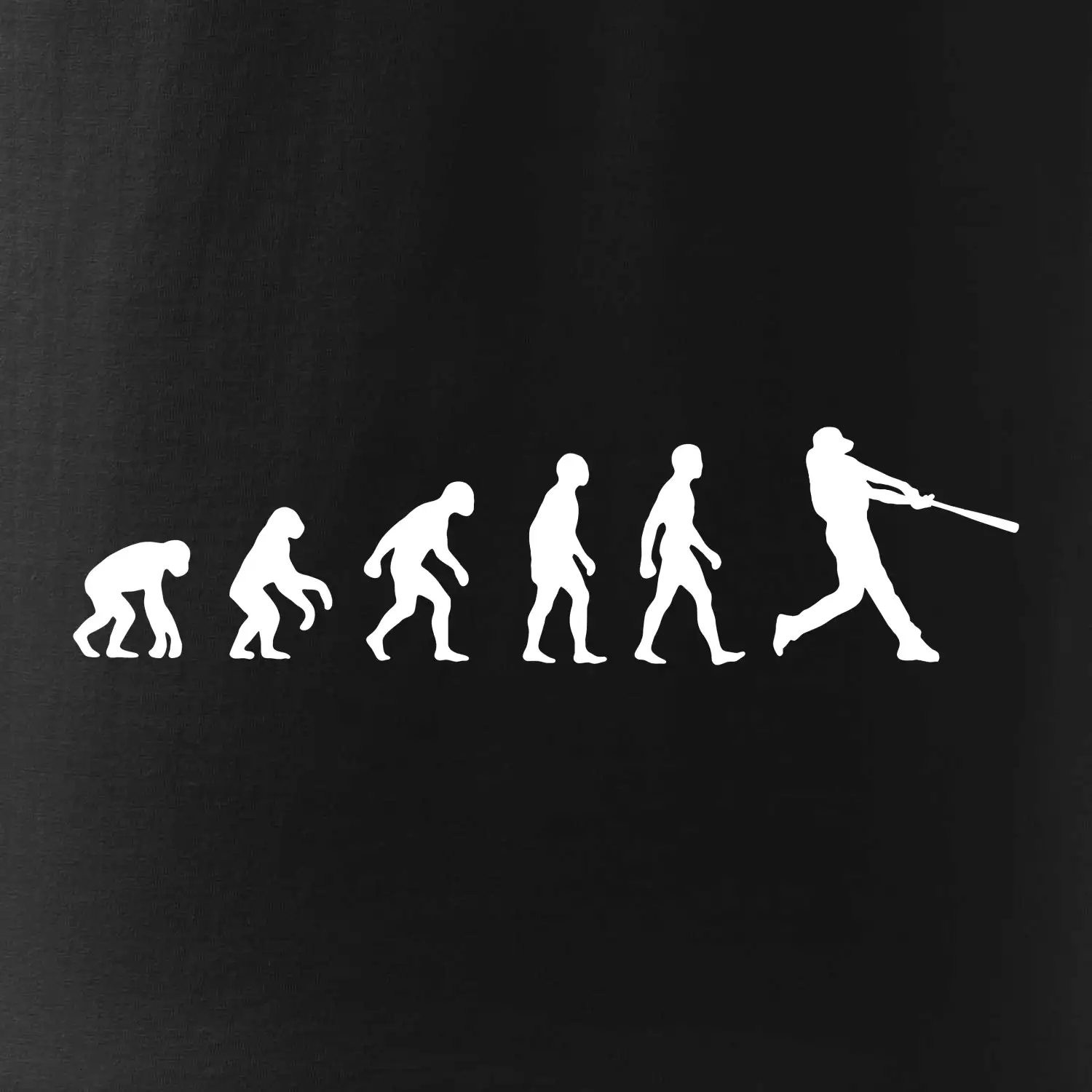 Evoluce baseball pálkař odpal