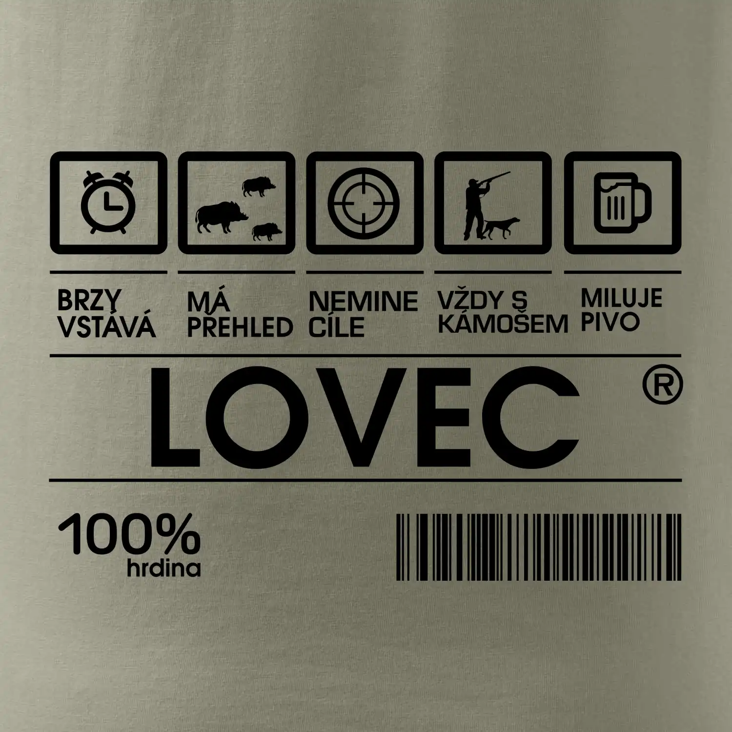 Čárový kód Lovec